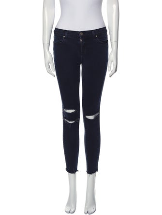 J Brand Mid-Rise Skinny Leg Jeans