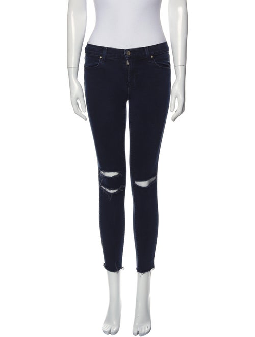 J Brand Mid-Rise Skinny Leg Jeans