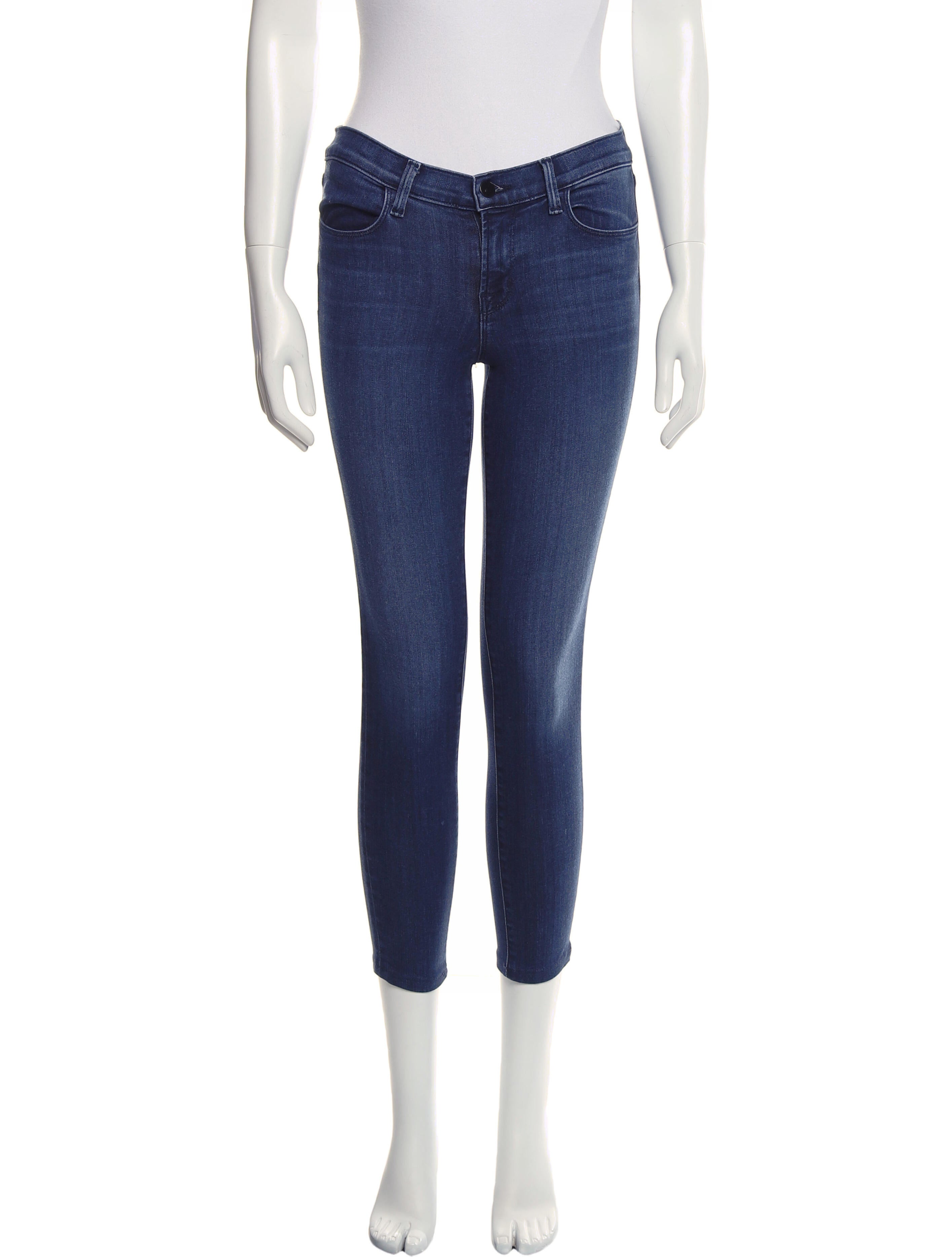 J Brand Mid-Rise Skinny Leg Jeans