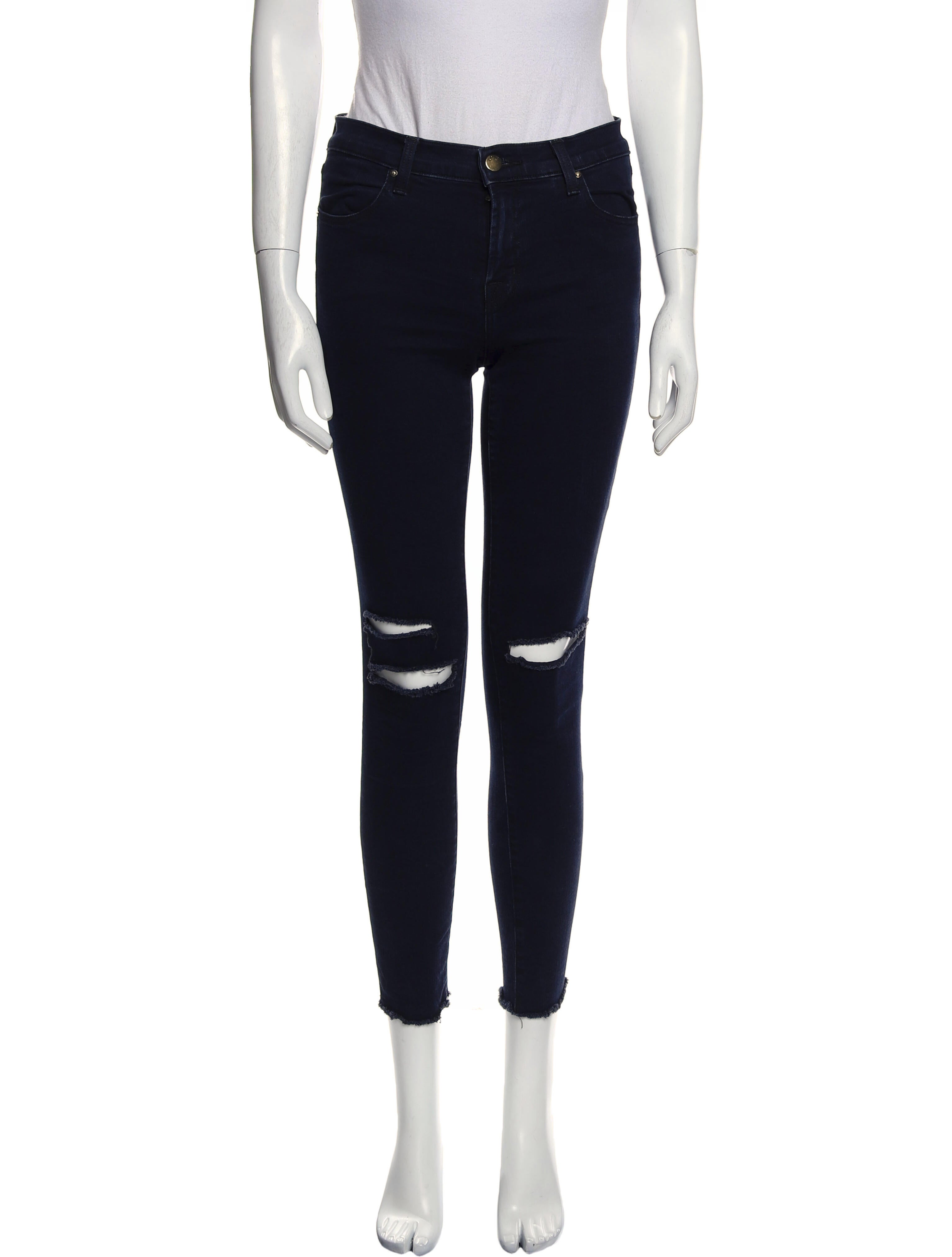 J Brand Mid-Rise Skinny Leg Jeans