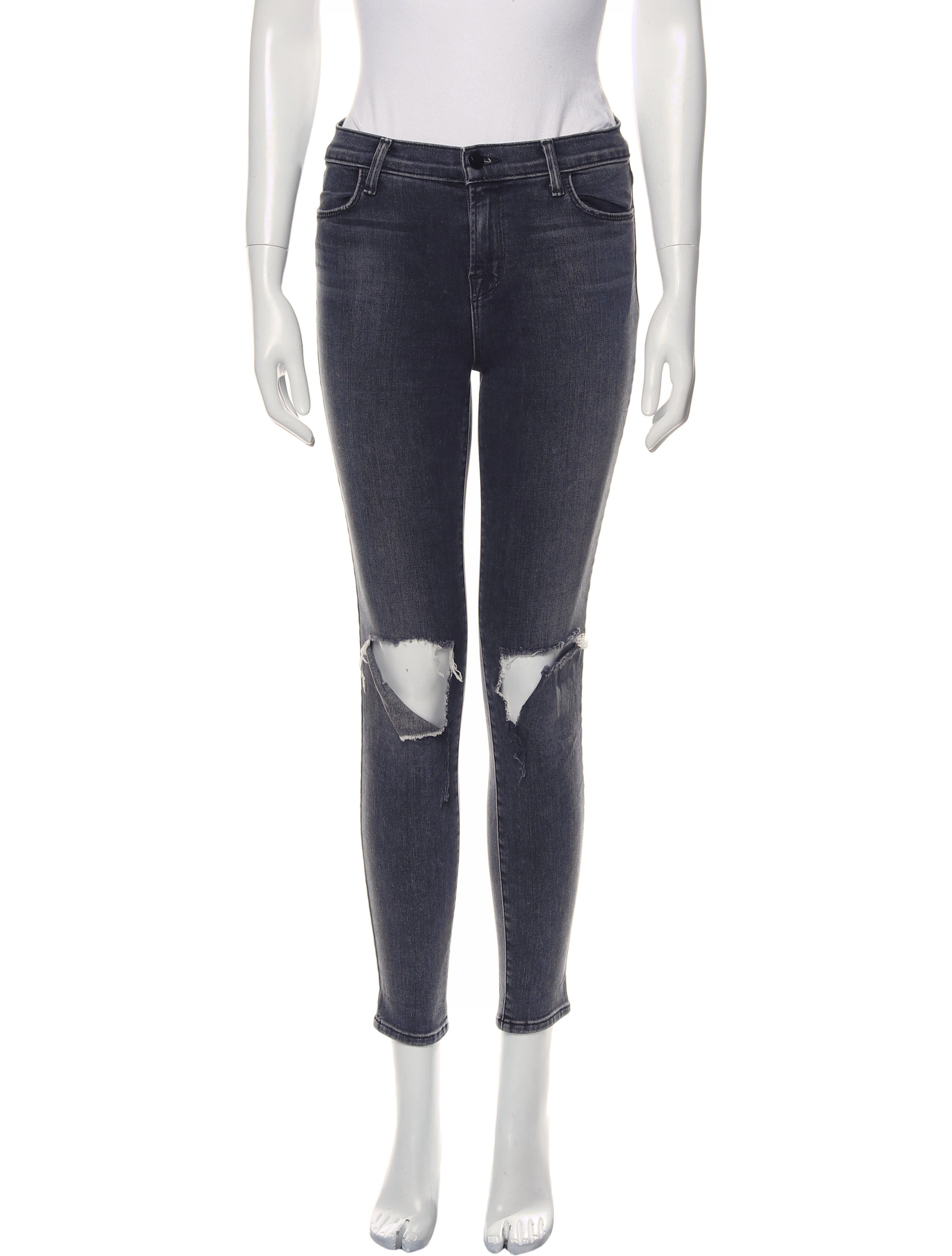 J Brand Mid-Rise Skinny Leg Jeans