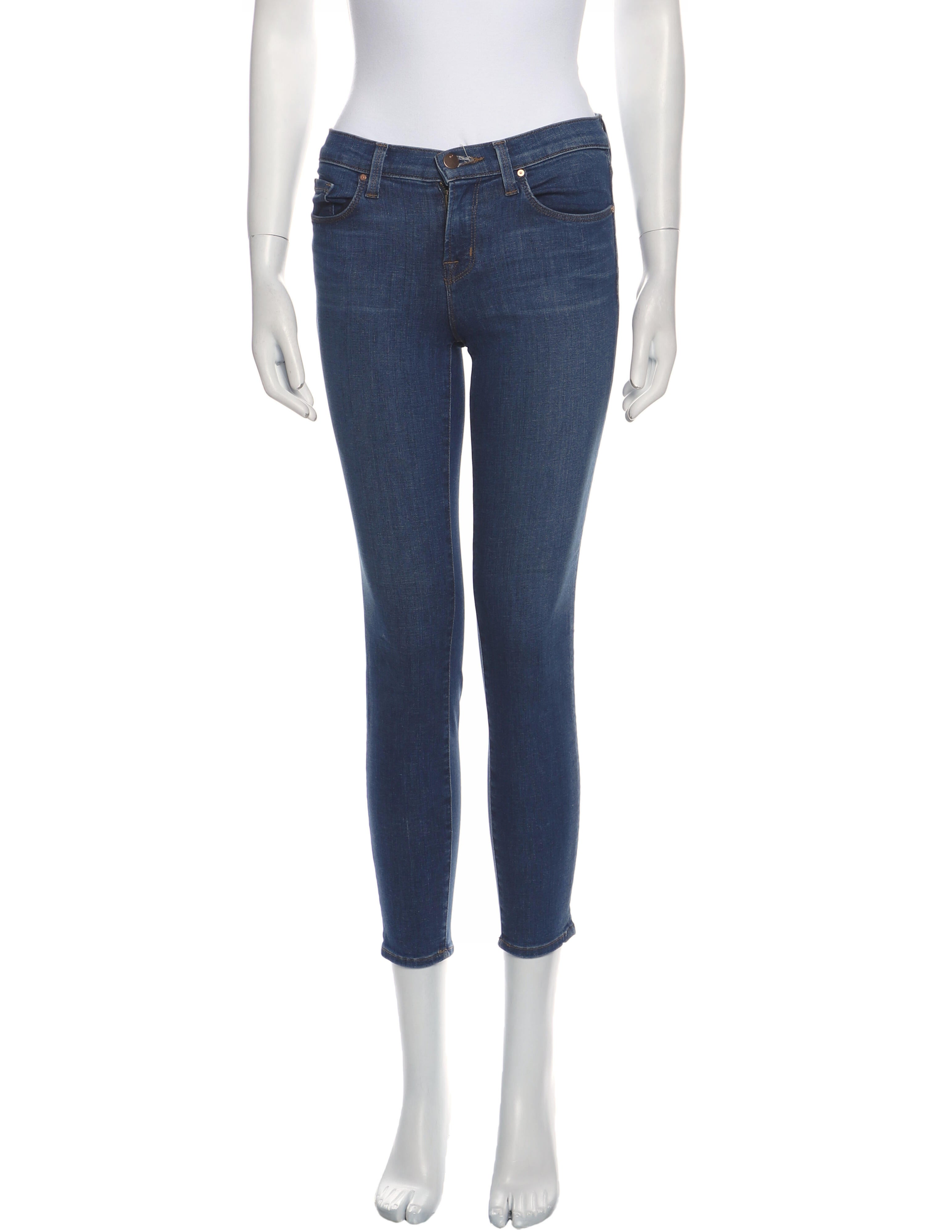 J Brand Mid-Rise Skinny Leg Jeans