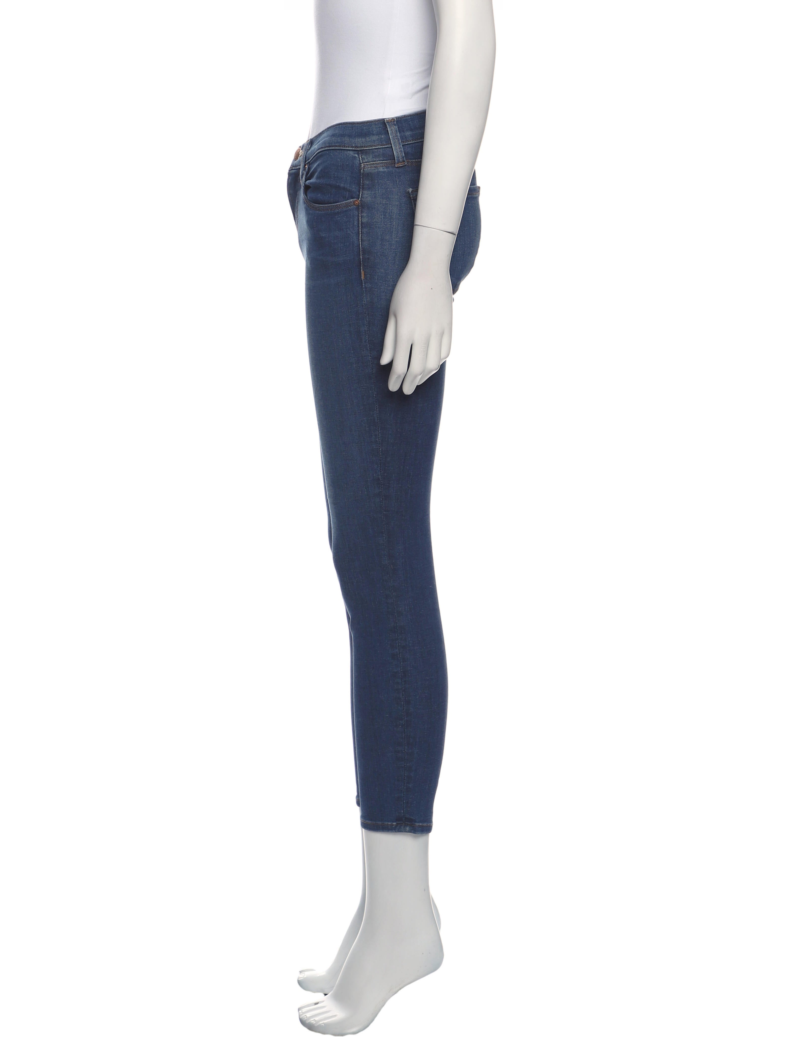 J Brand Mid-Rise Skinny Leg Jeans