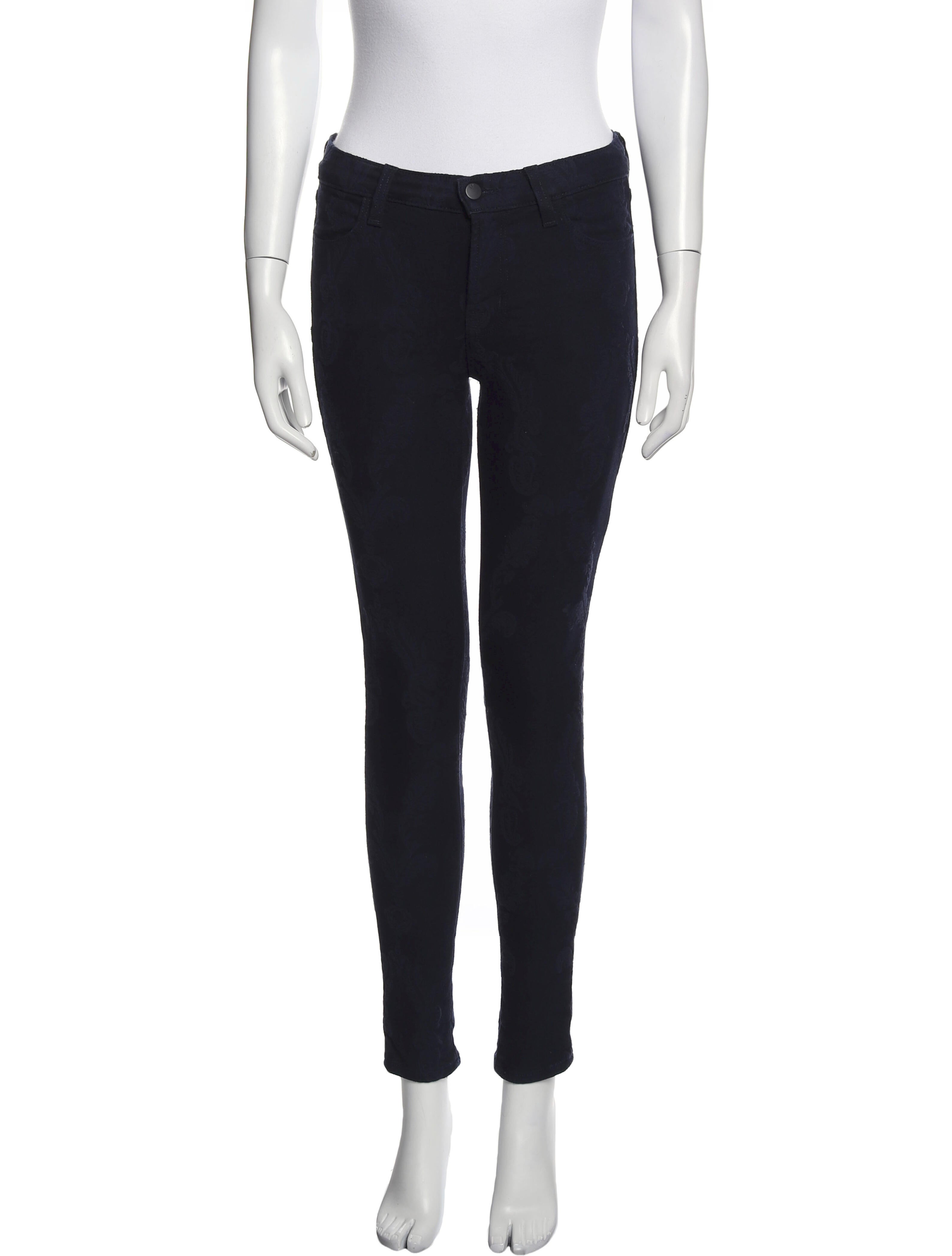 J Brand Mid-Rise Skinny Leg Jeans