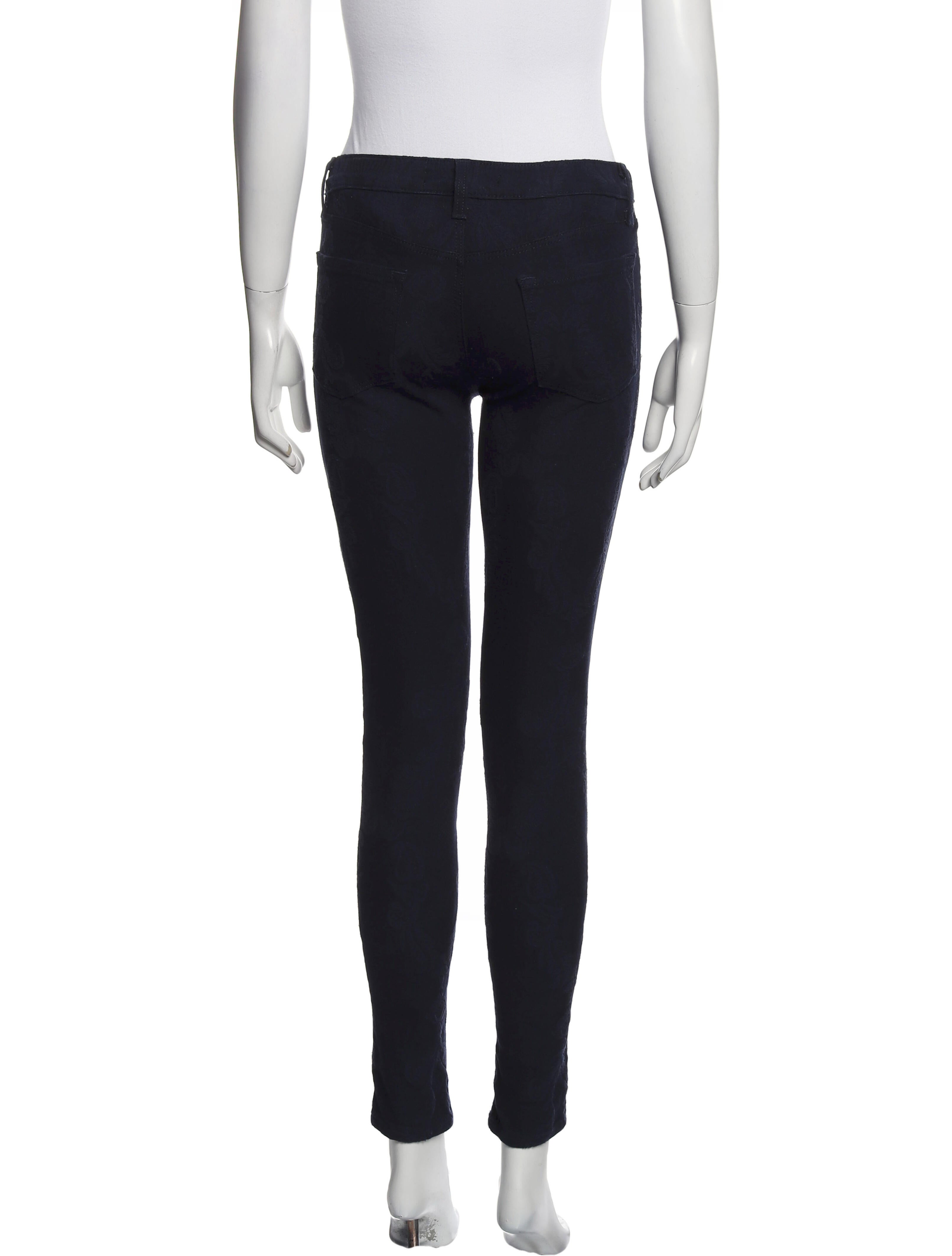 J Brand Mid-Rise Skinny Leg Jeans