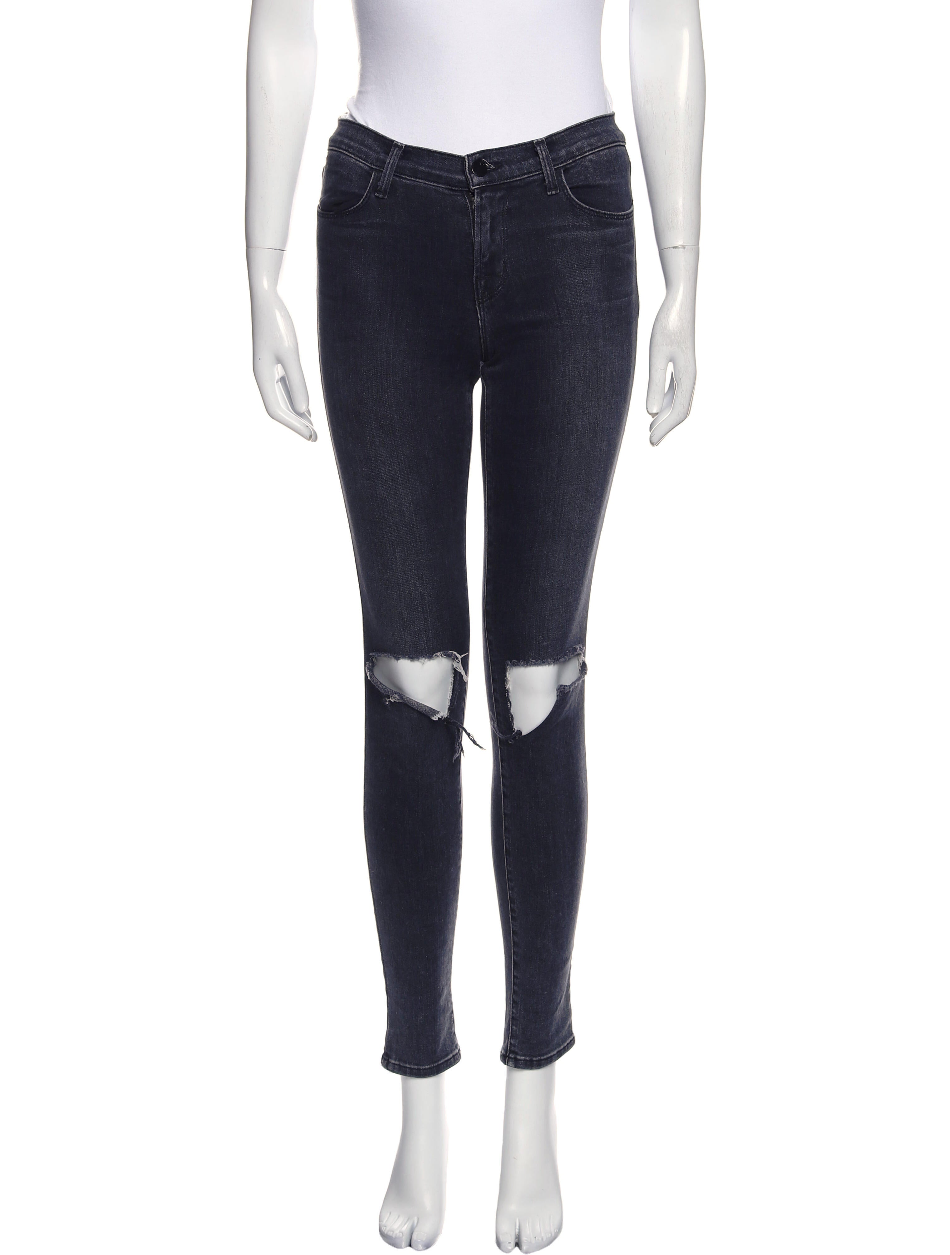 J Brand Mid-Rise Skinny Leg Jeans