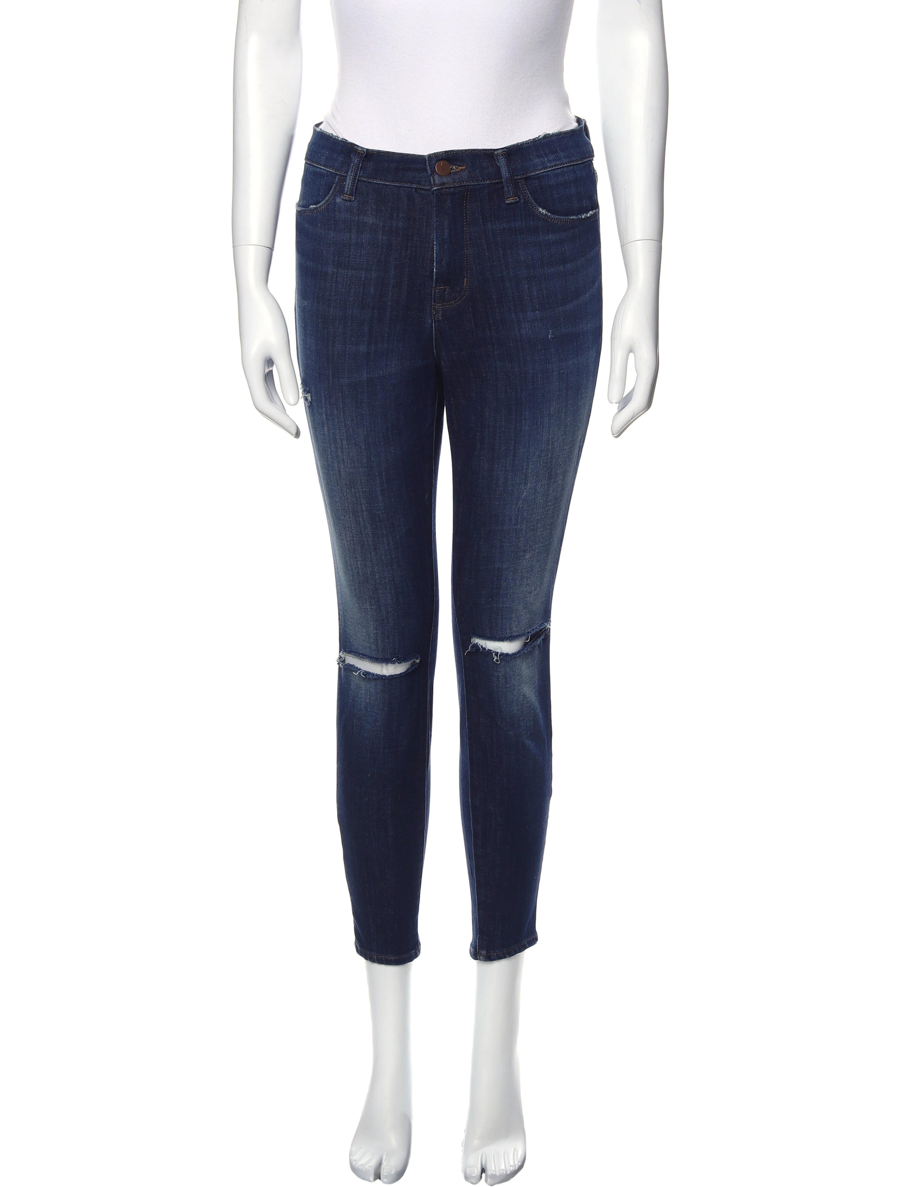 J Brand Mid-Rise Skinny Leg Jeans