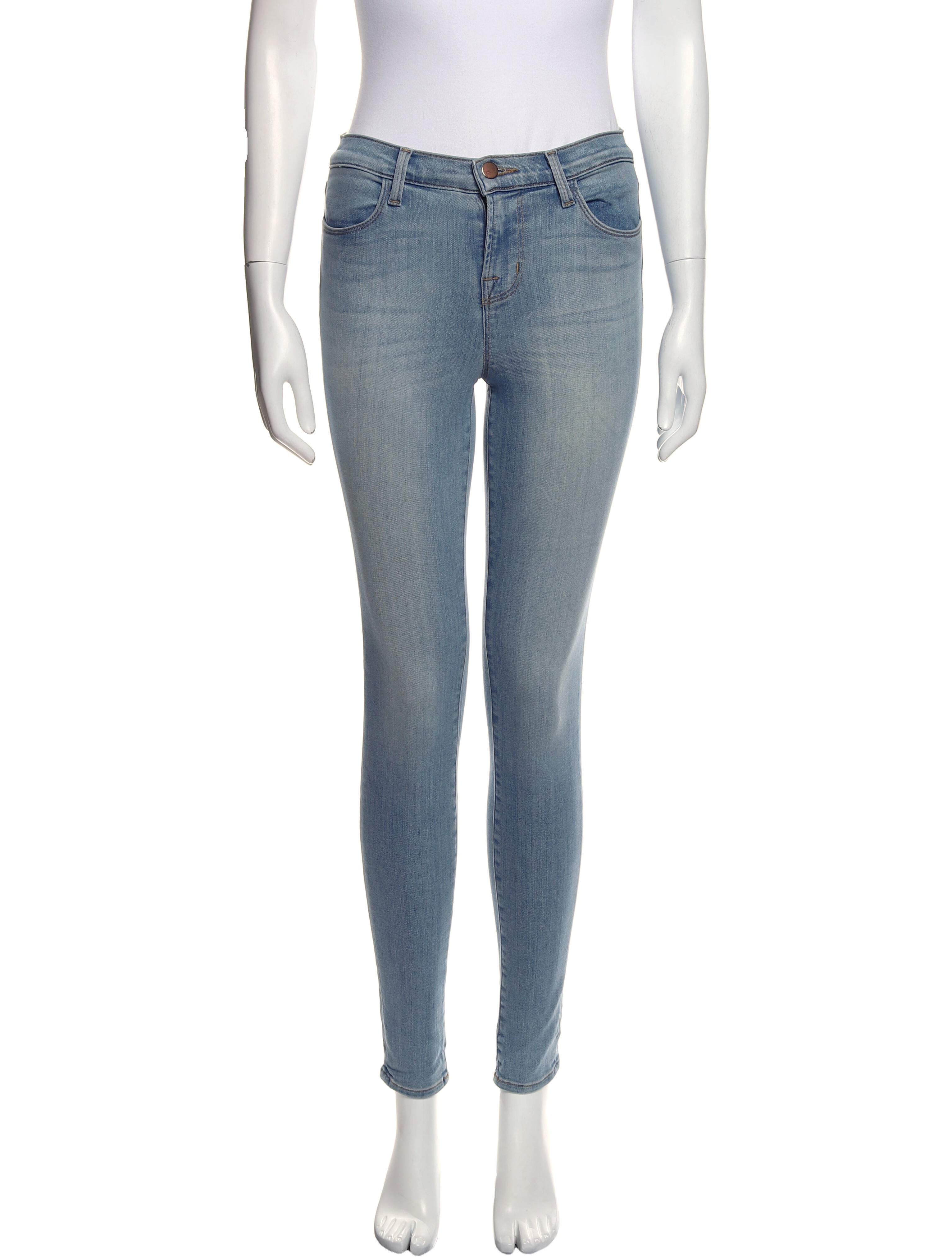 J Brand Mid-Rise Skinny Leg Jeans