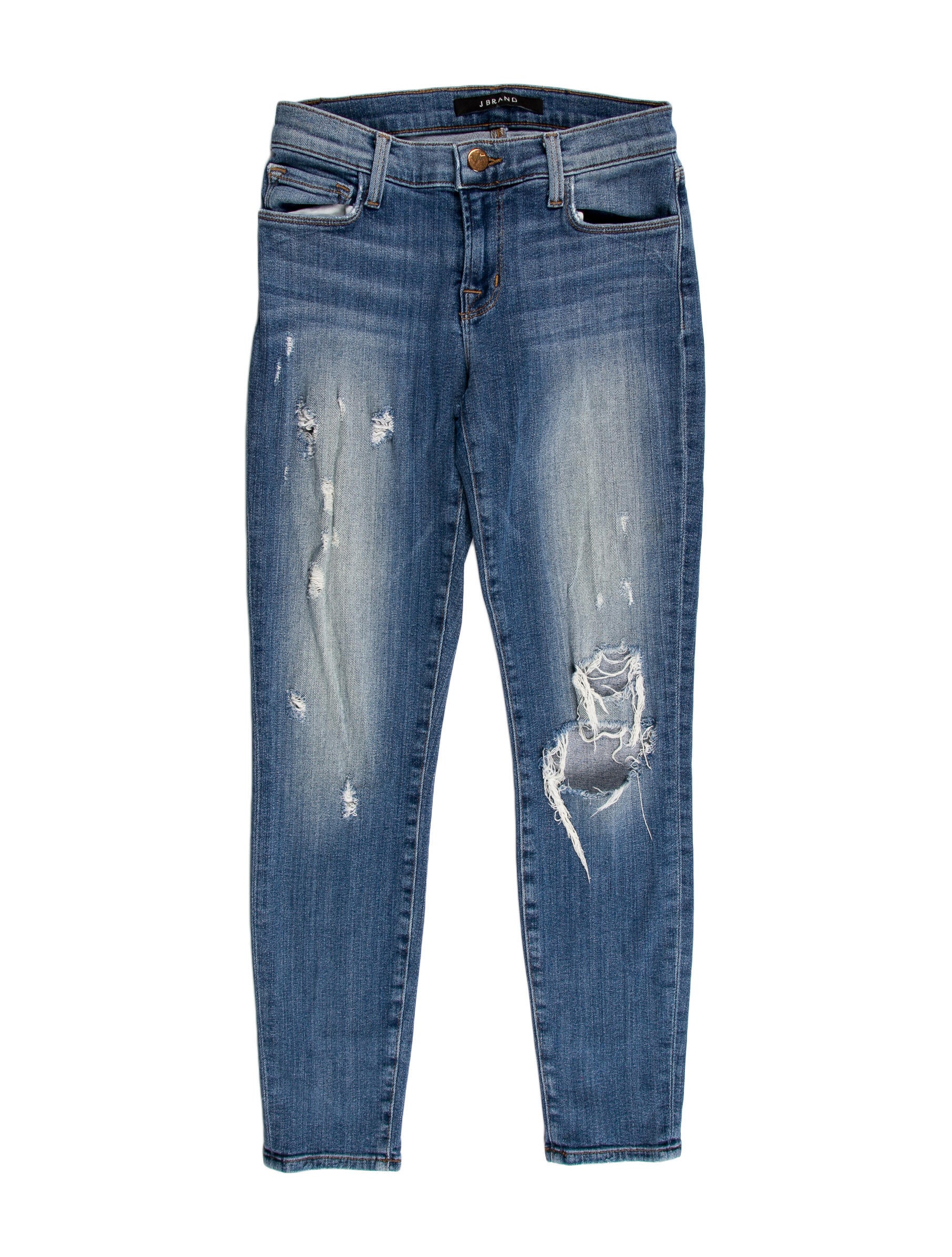 J Brand Mid-Rise Skinny Leg Jeans