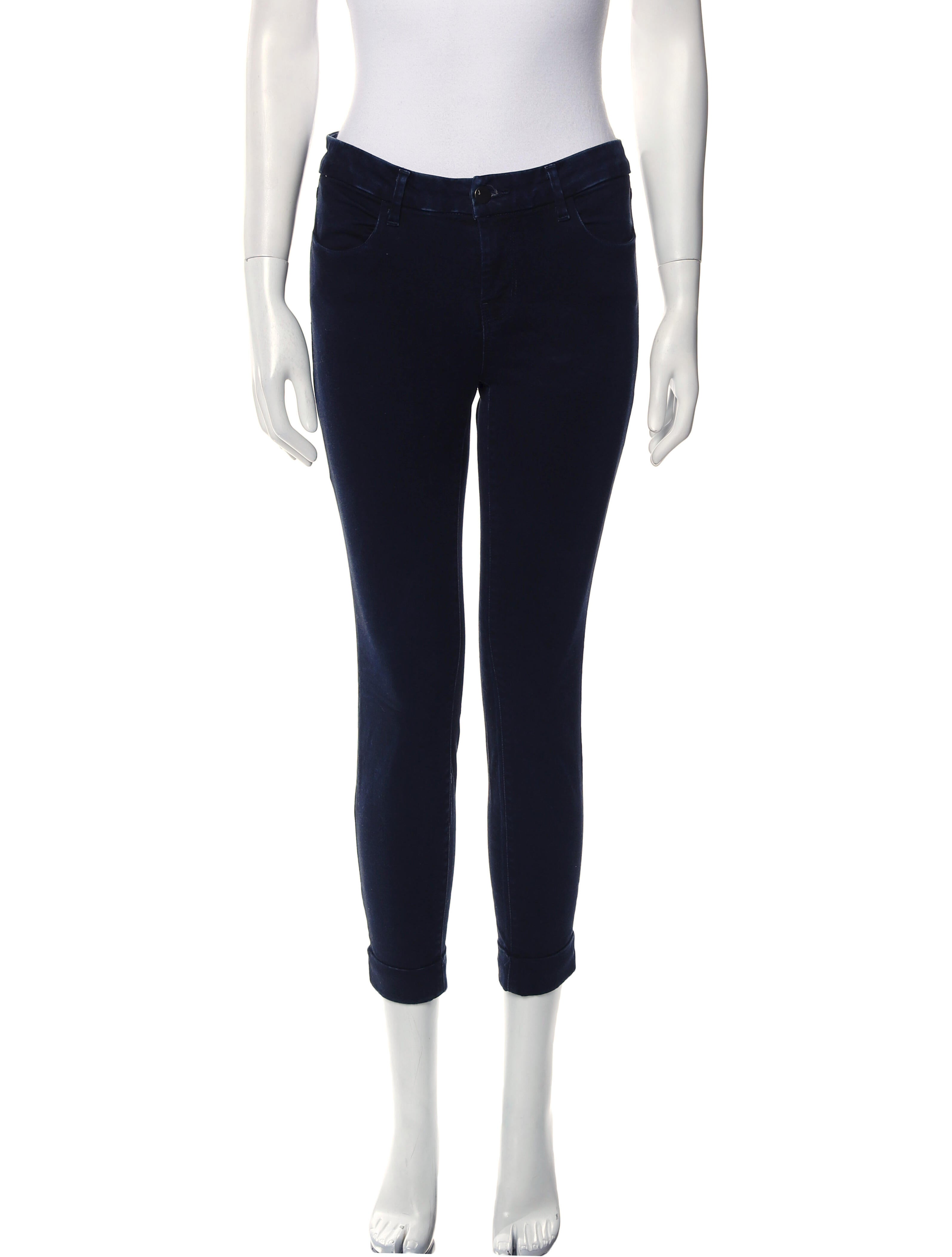 J Brand Mid-Rise Skinny Leg Jeans