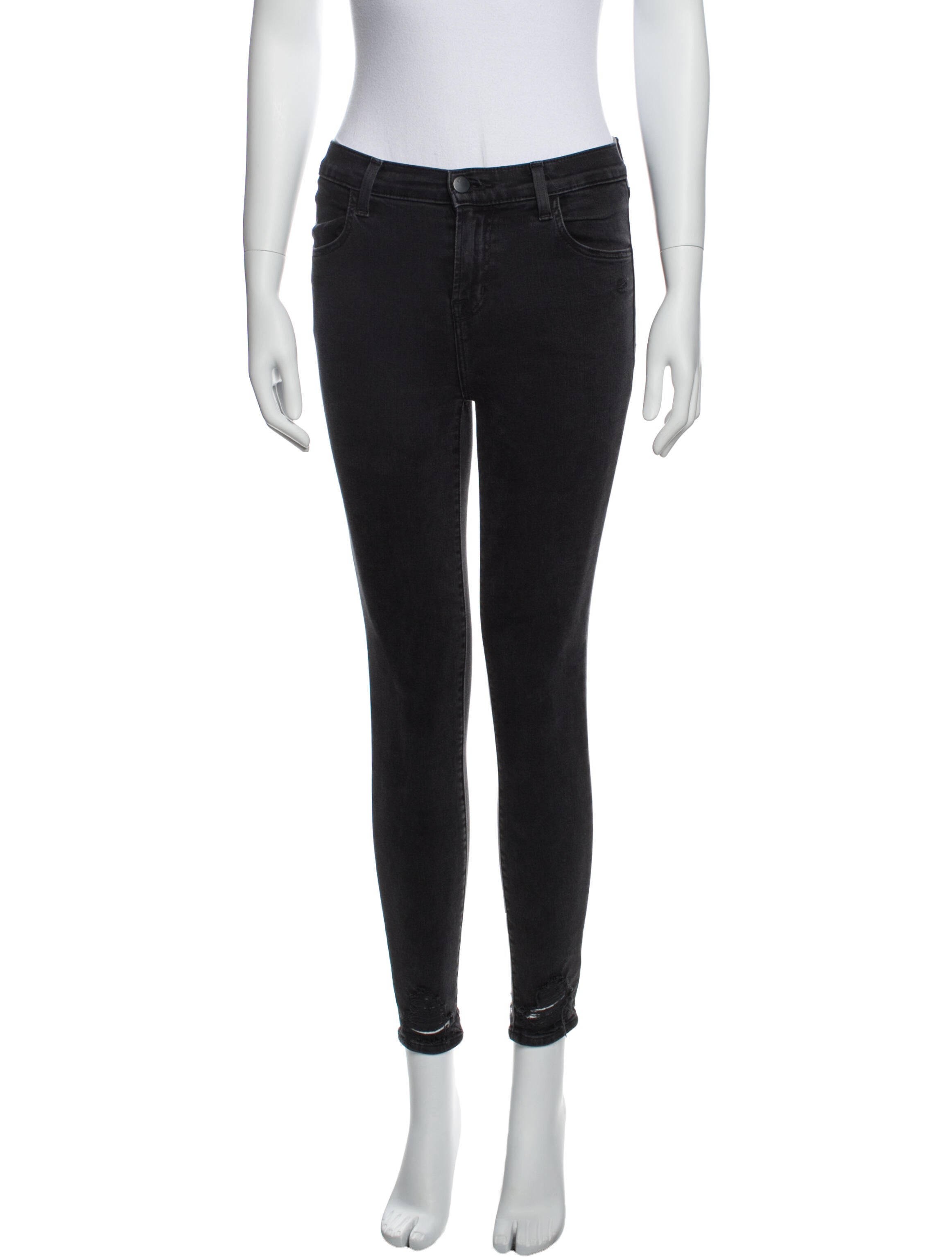 J Brand Mid-Rise Skinny Leg Jeans