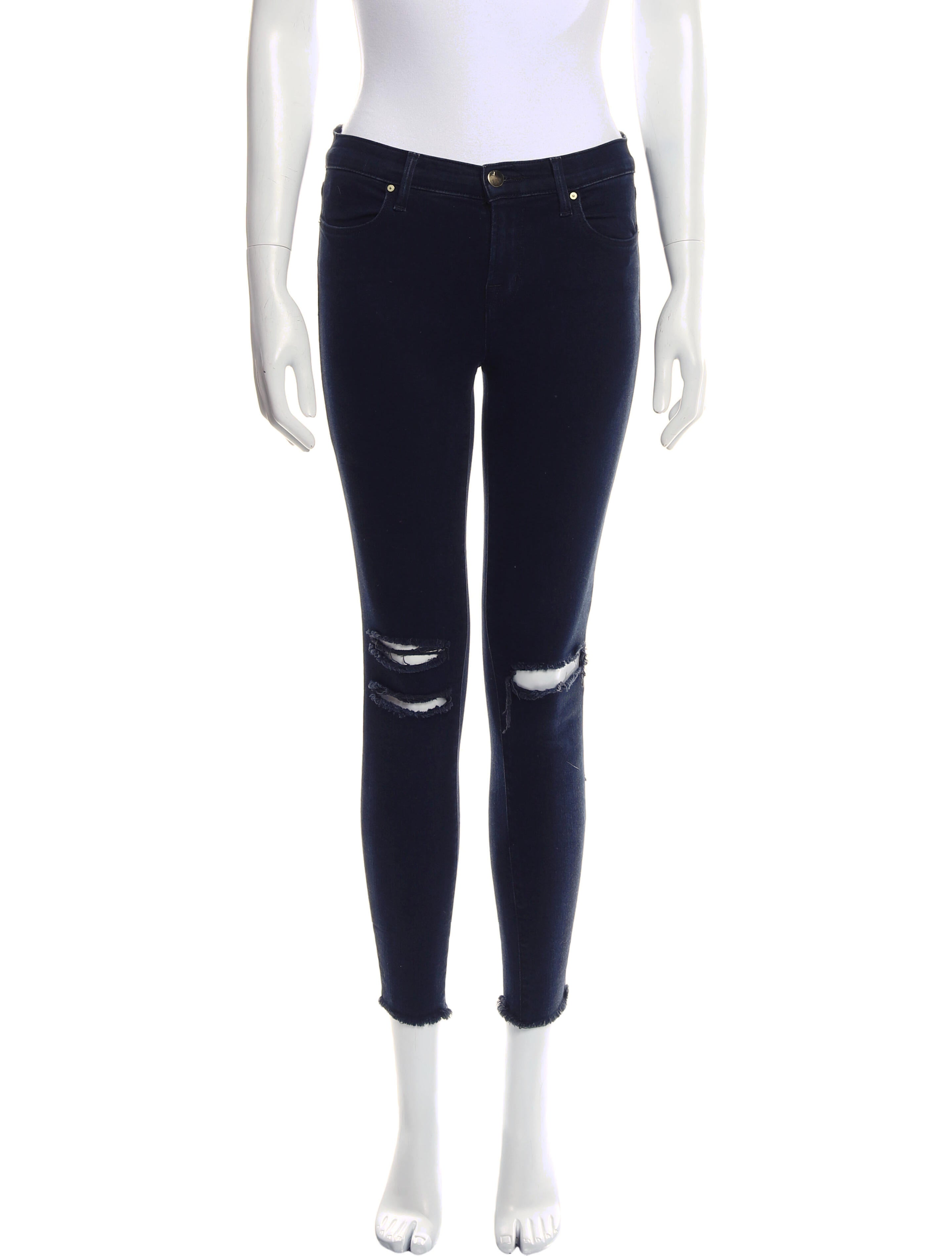 J Brand Mid-Rise Skinny Leg Jeans