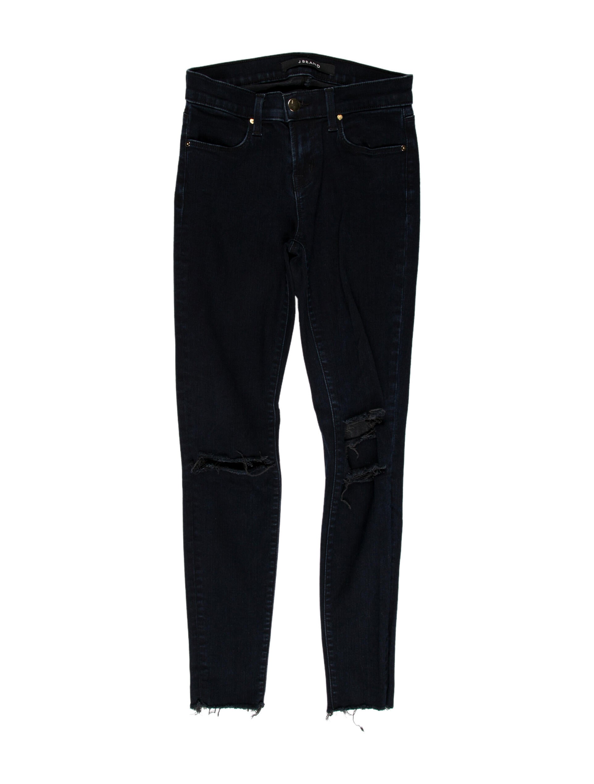 J Brand Mid-Rise Skinny Leg Jeans