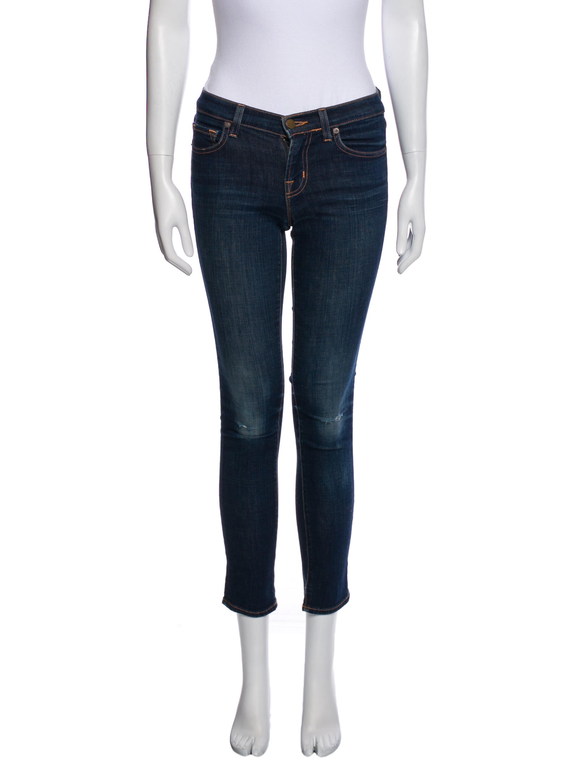 J Brand Low-Rise Skinny Leg Jeans