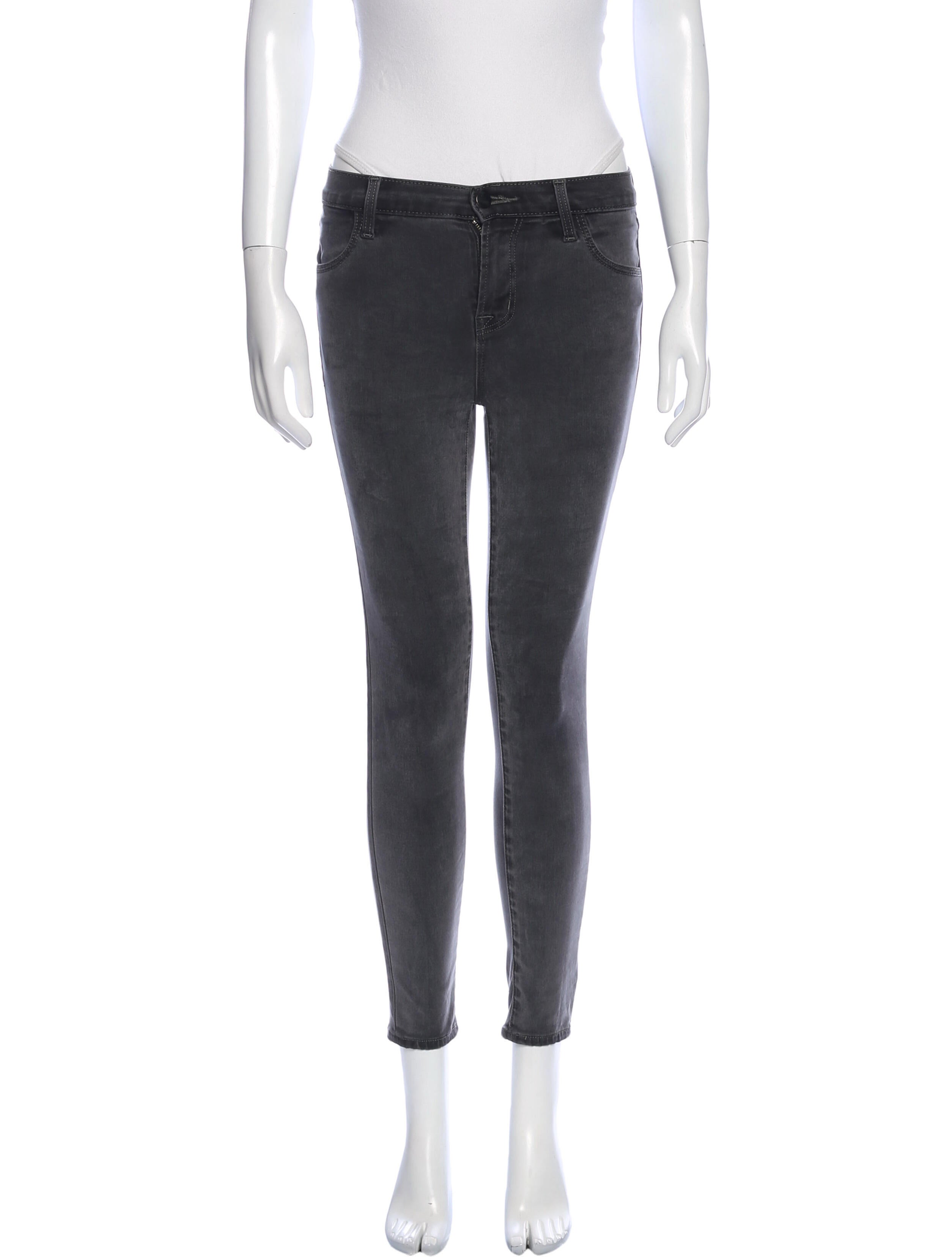J Brand Mid-Rise Skinny Leg Jeans