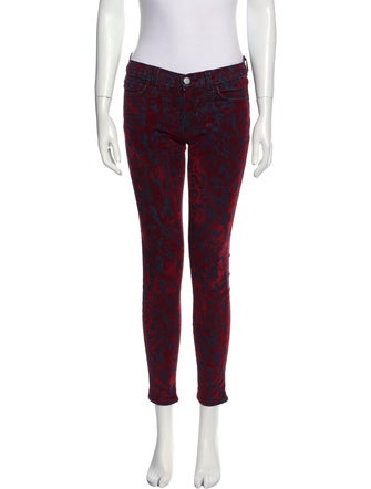 J Brand Low-Rise Skinny Leg Jeans