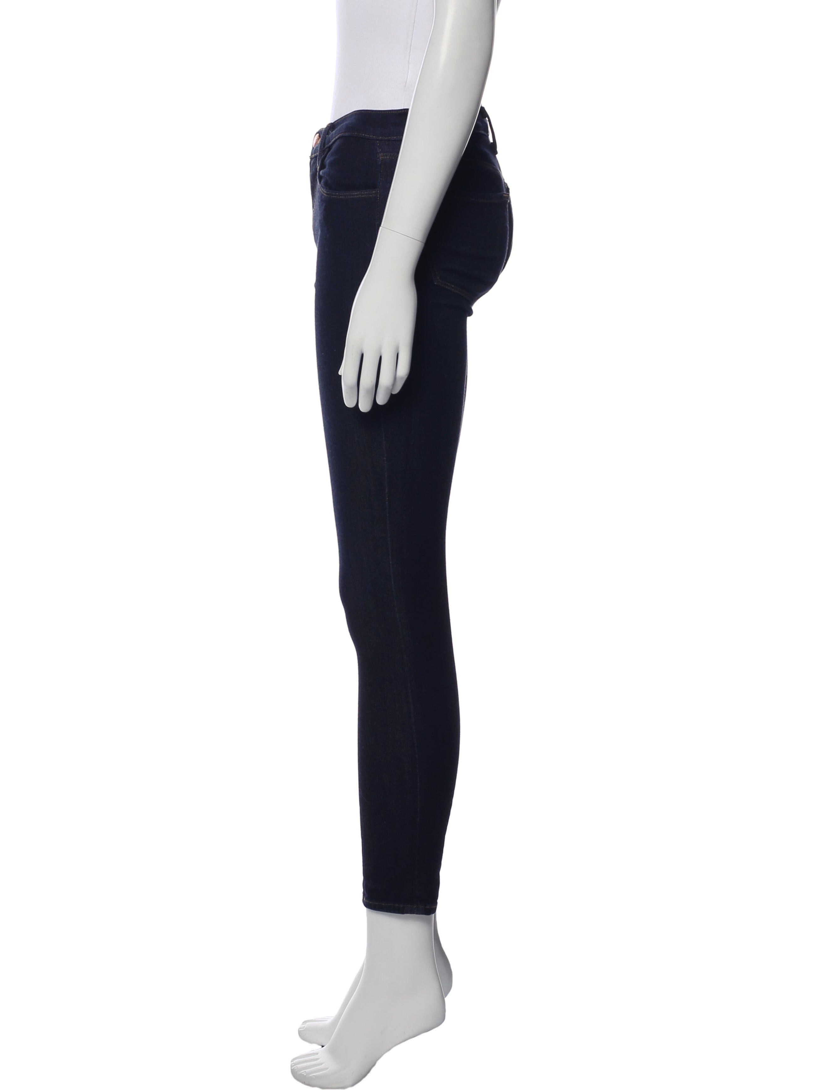 J Brand Mid-Rise Skinny Leg Jeans