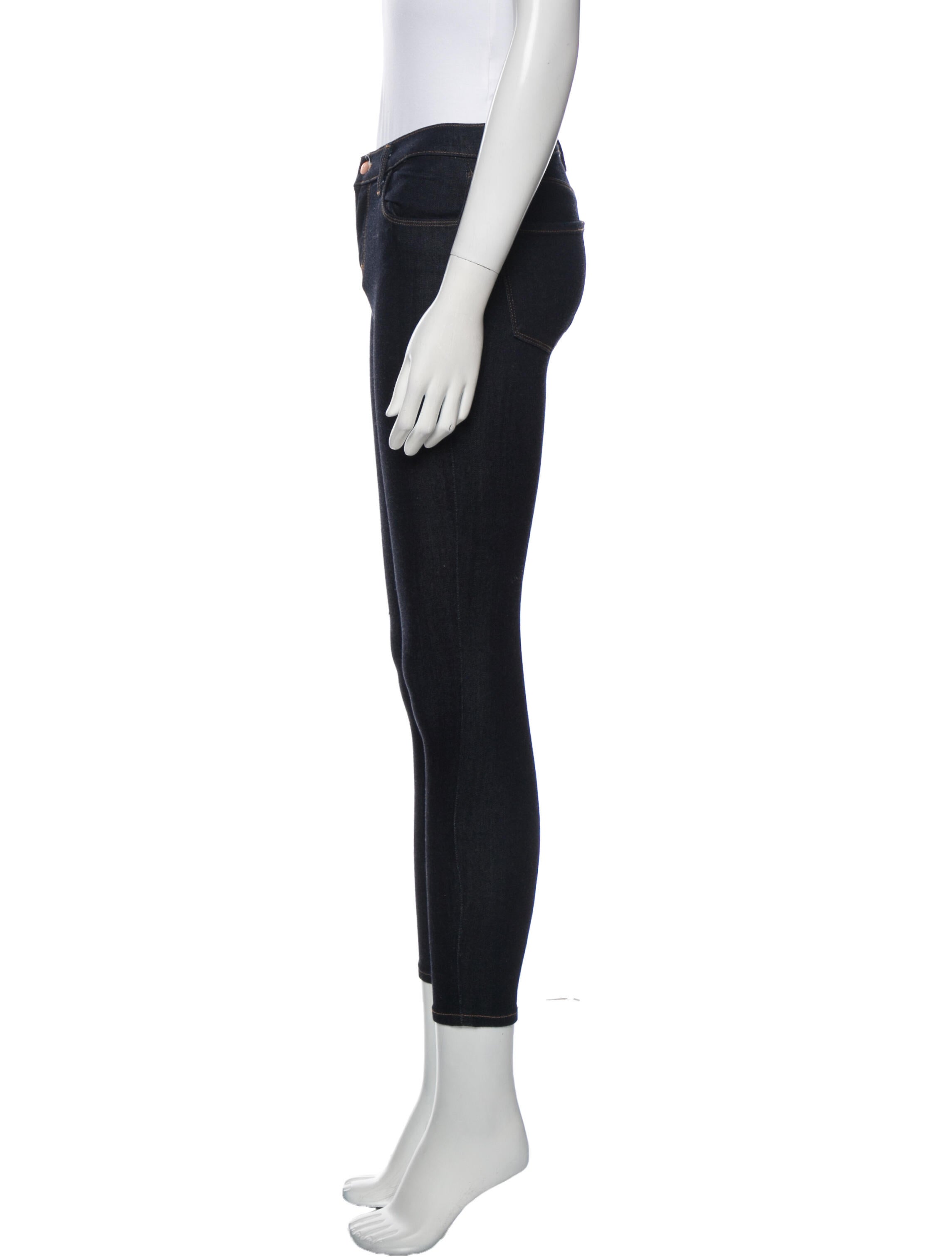 J Brand Mid-Rise Skinny Leg Jeans