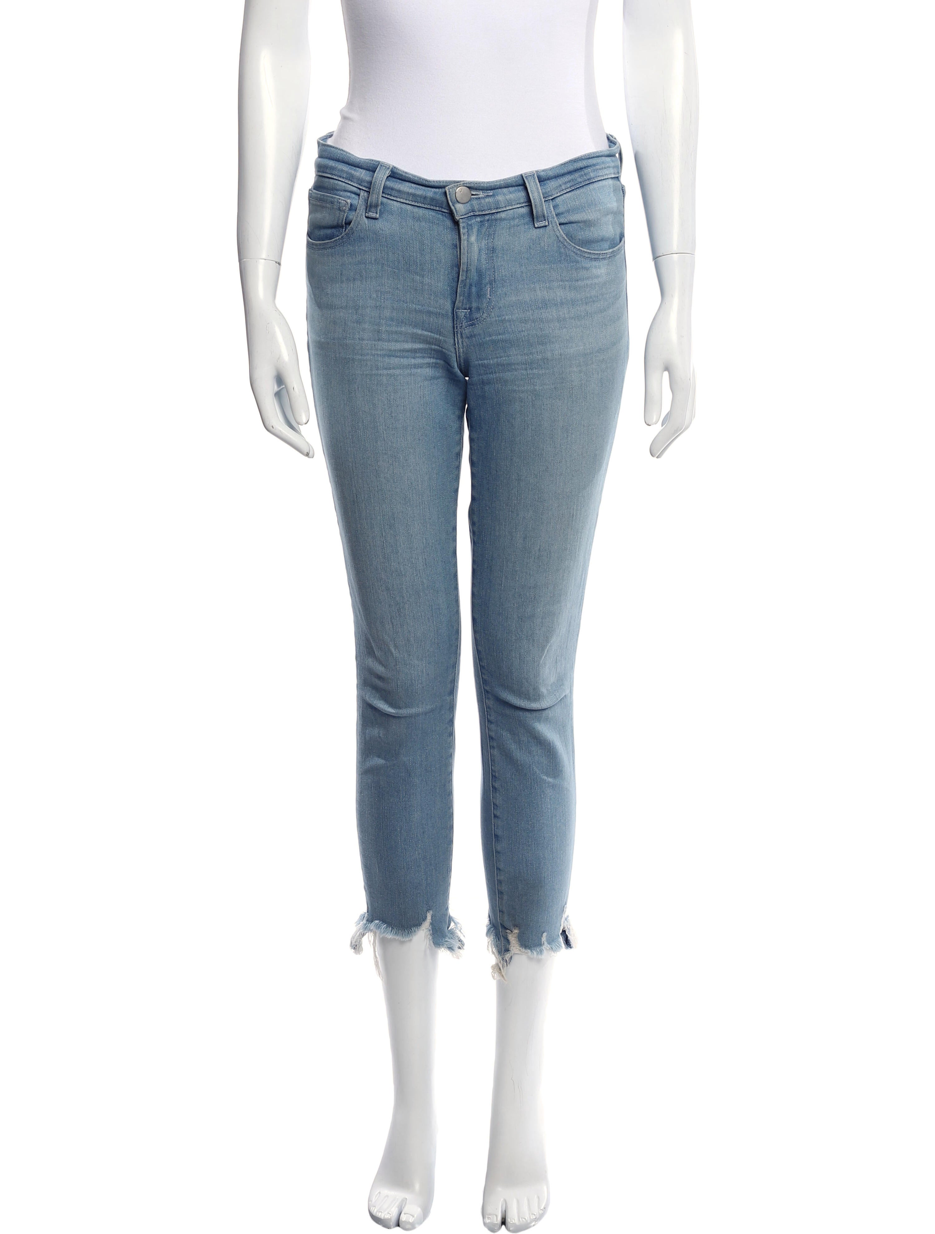 J Brand Mid-Rise Skinny Leg Jeans