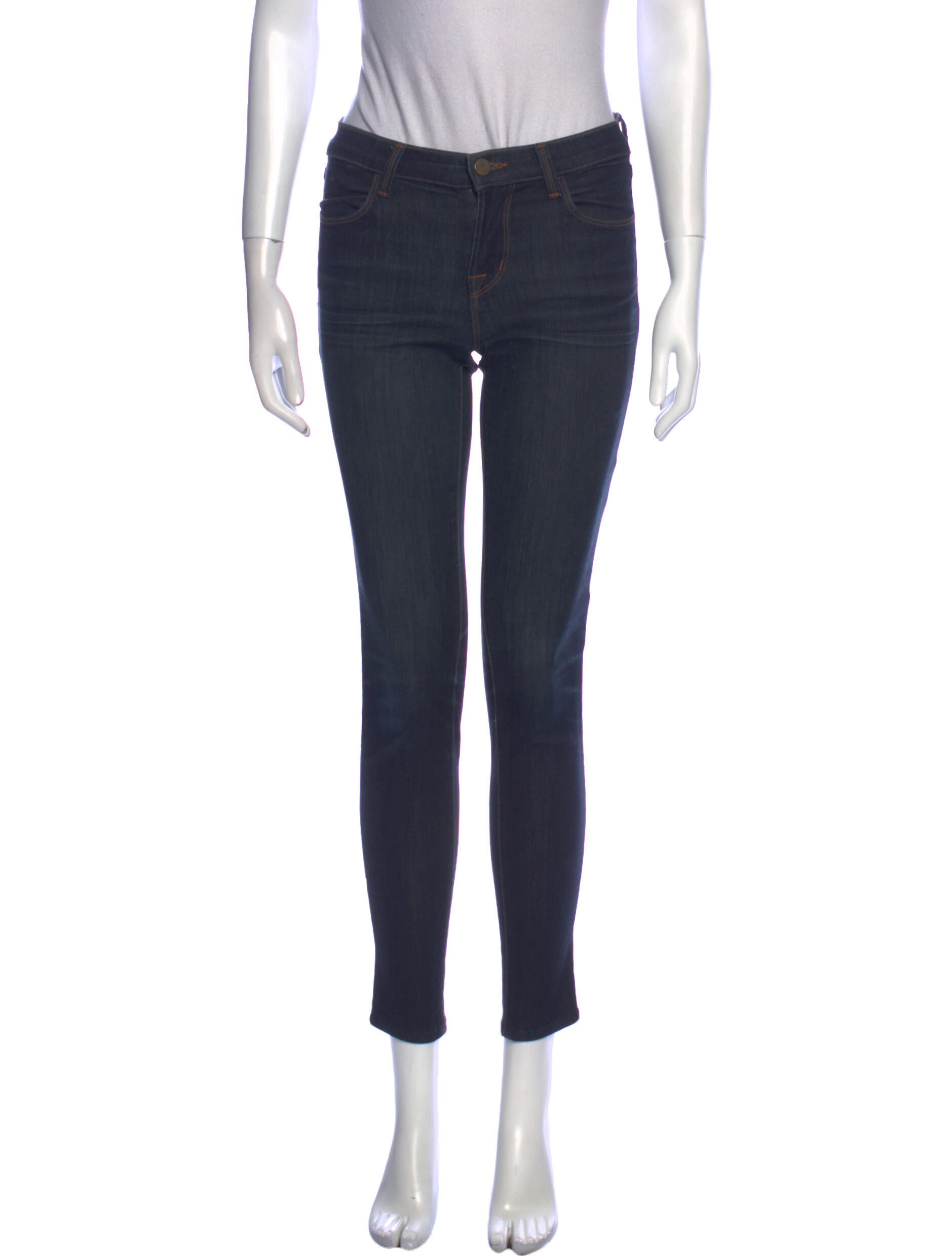 J Brand Mid-Rise Skinny Leg Jeans