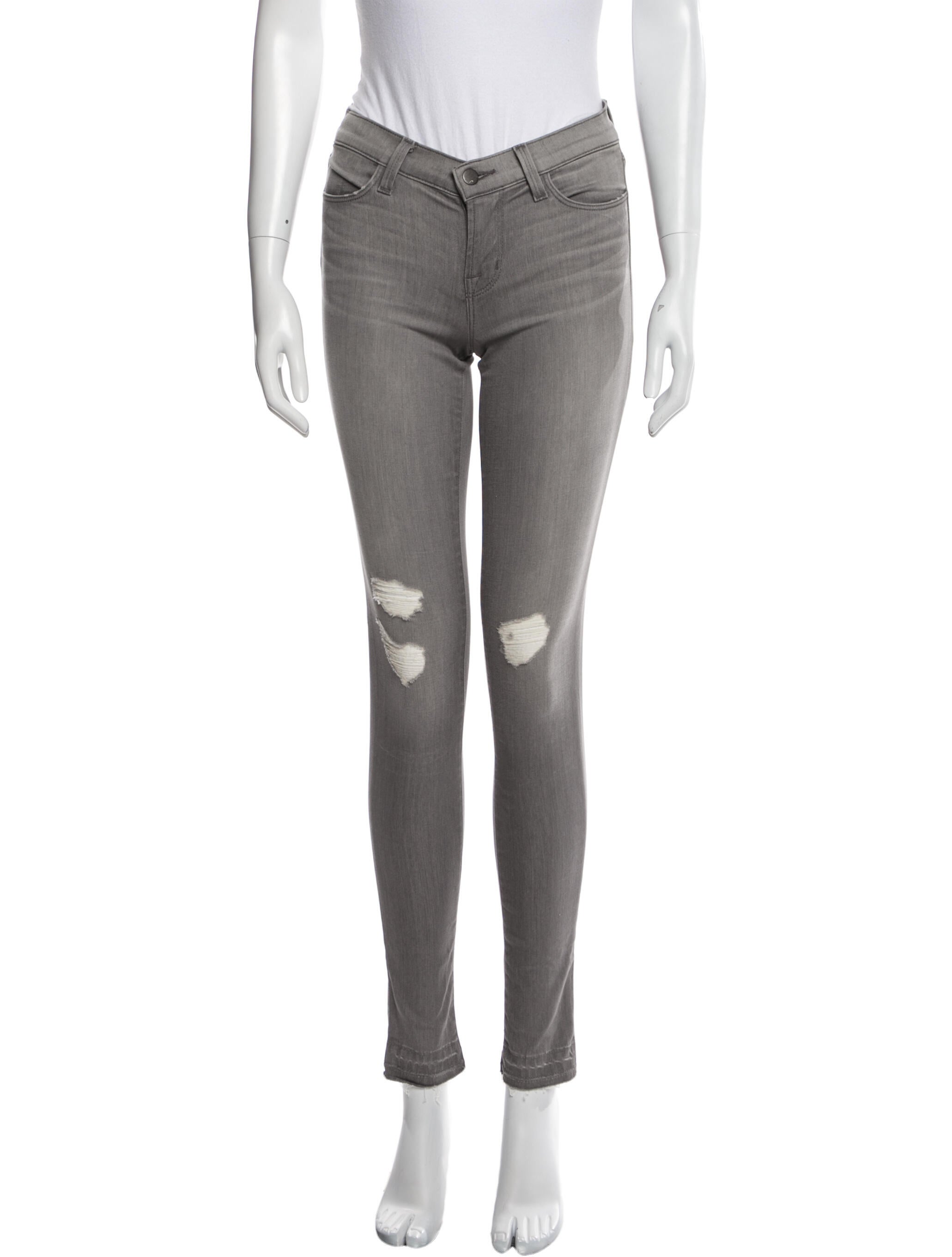 J Brand Mid-Rise Skinny Leg Jeans
