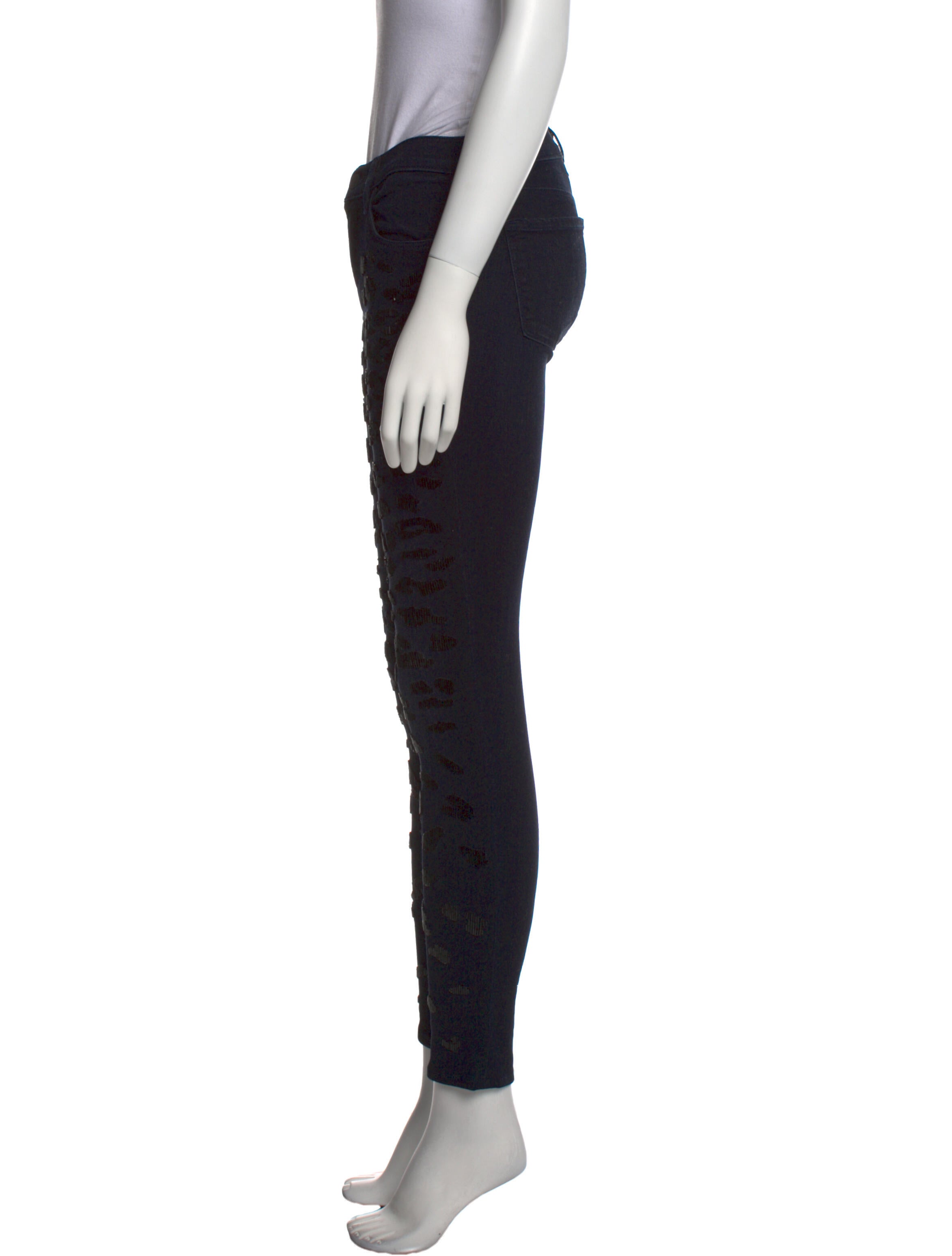 J Brand Mid-Rise Skinny Leg Jeans