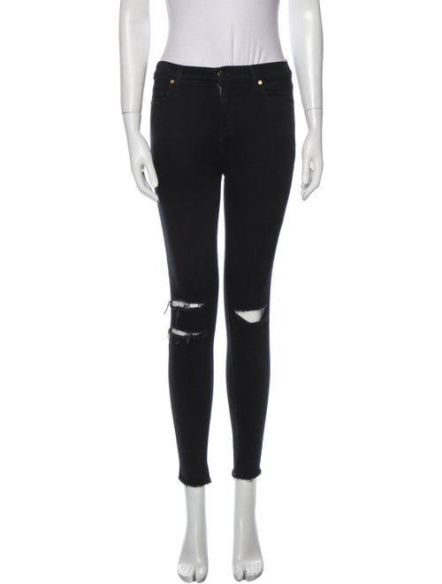 J Brand Mid-Rise Skinny Leg Jeans