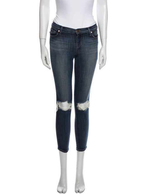 J Brand Mid-Rise Skinny Leg Jeans