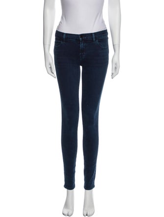 J Brand Mid-Rise Skinny Leg Jeans