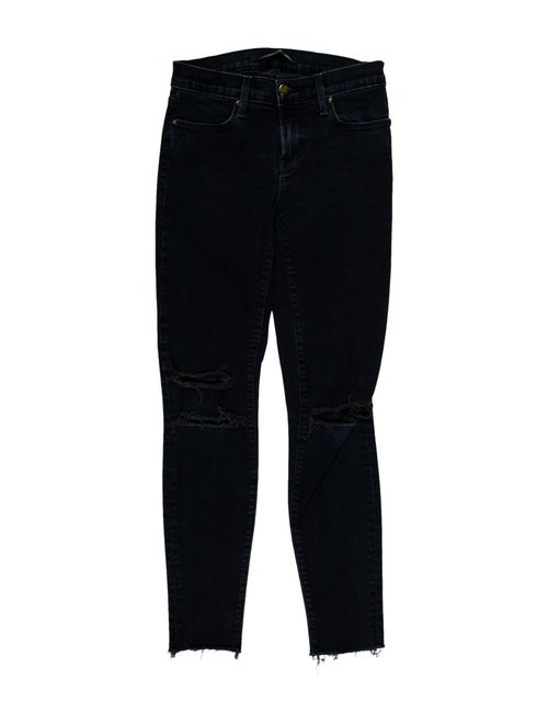 J Brand Mid-Rise Skinny Leg Jeans