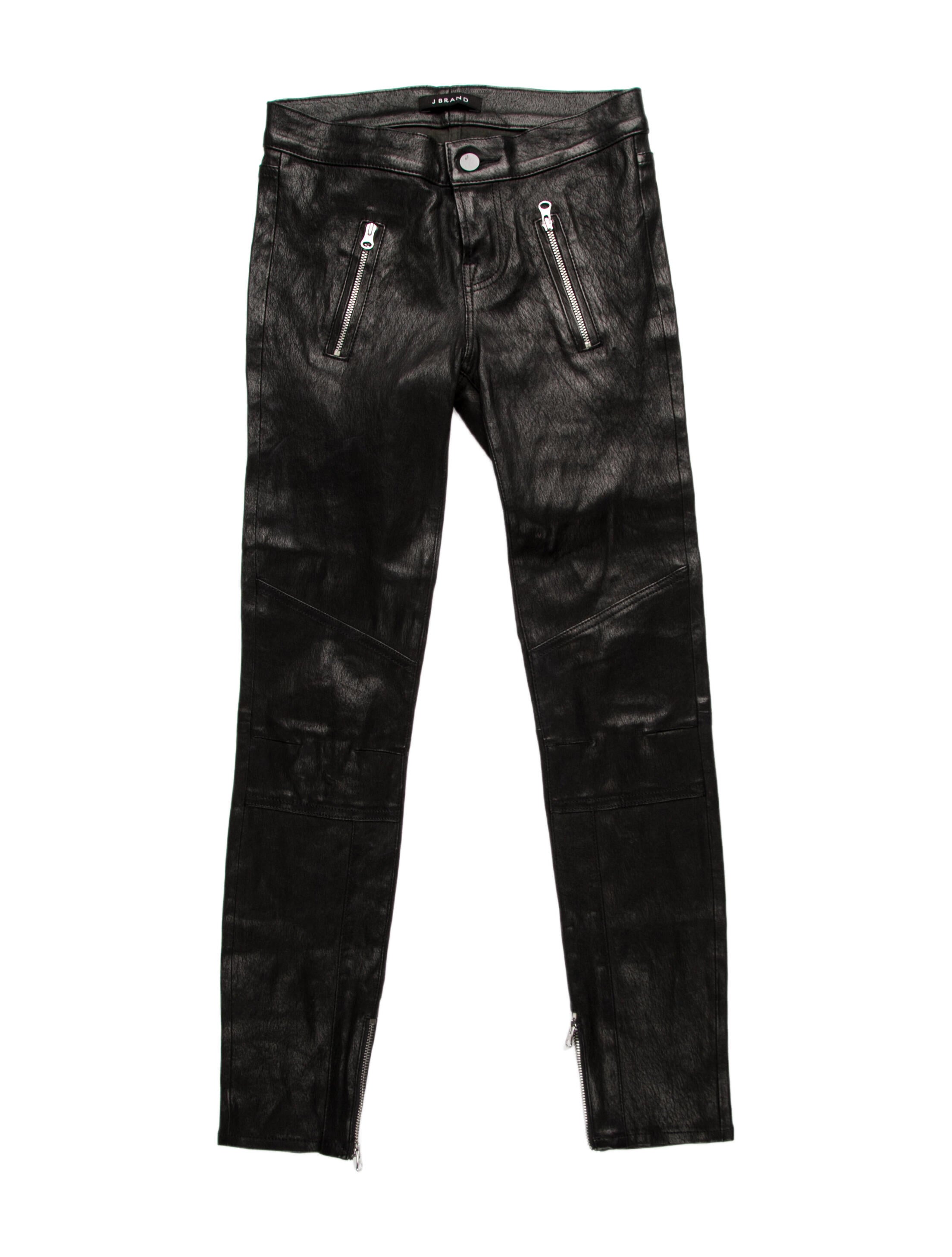 J Brand Lamb Leather Skinny Leg Pants