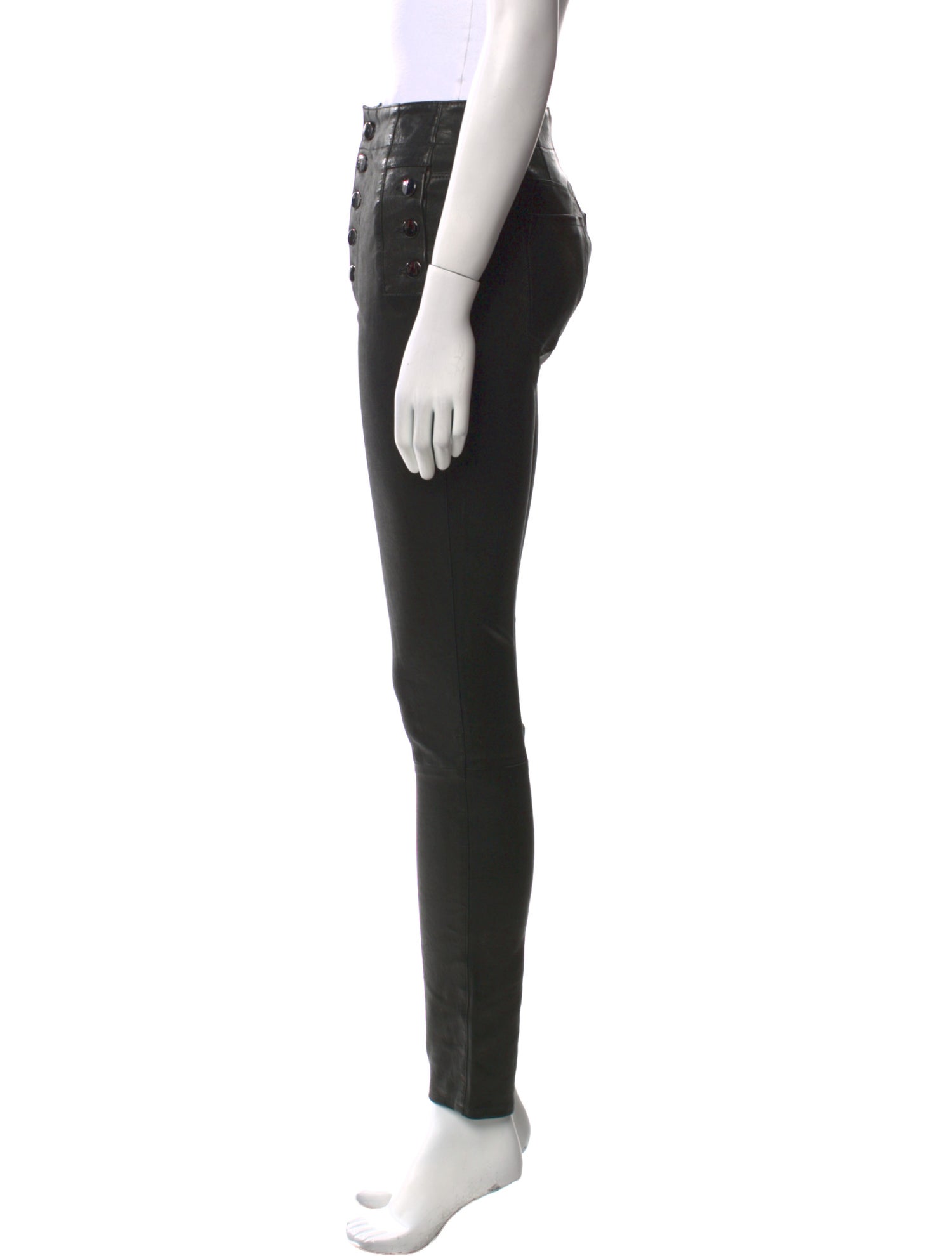 J Brand Leather Skinny Leg Pants