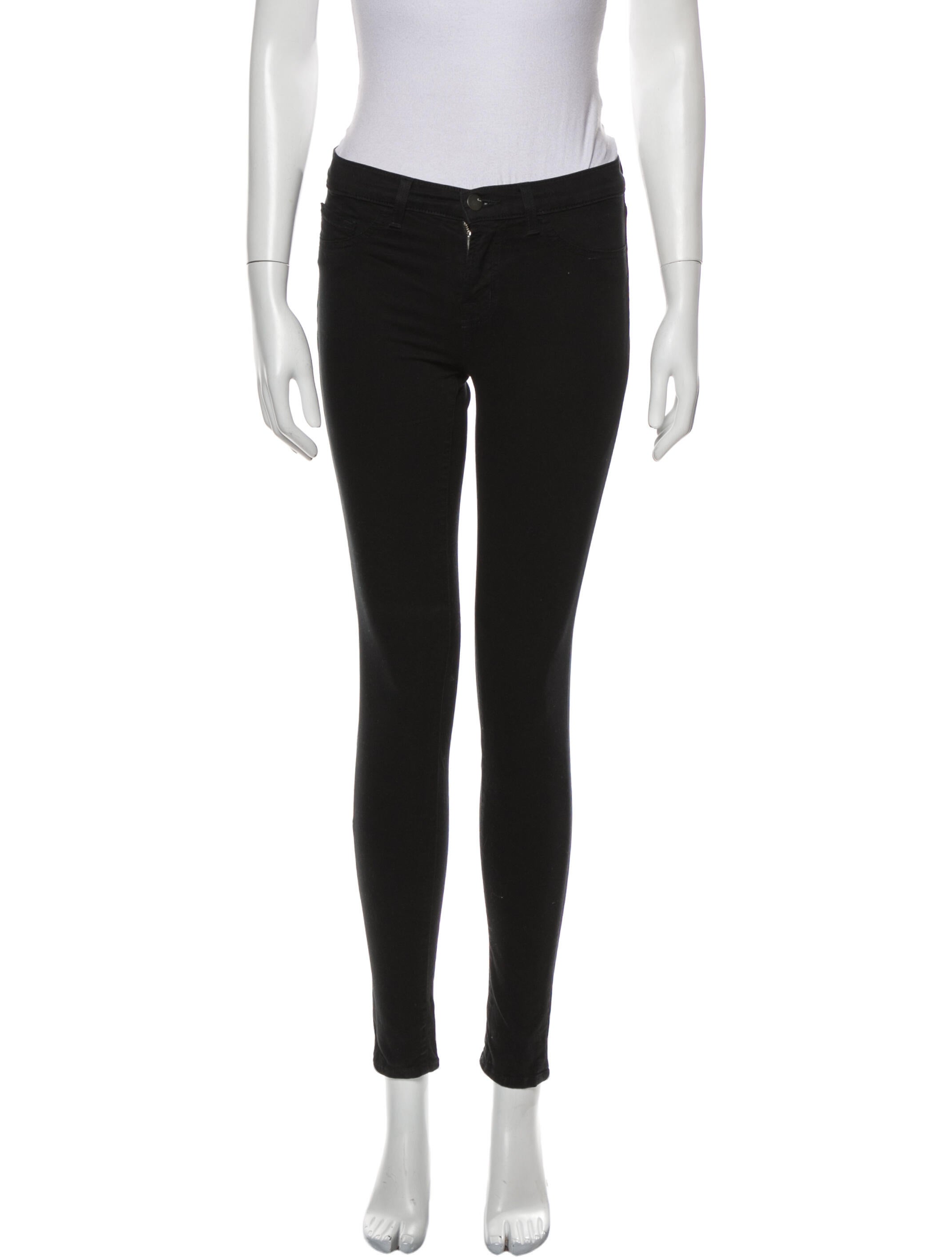 J Brand Mid-Rise Skinny Leg Jeans