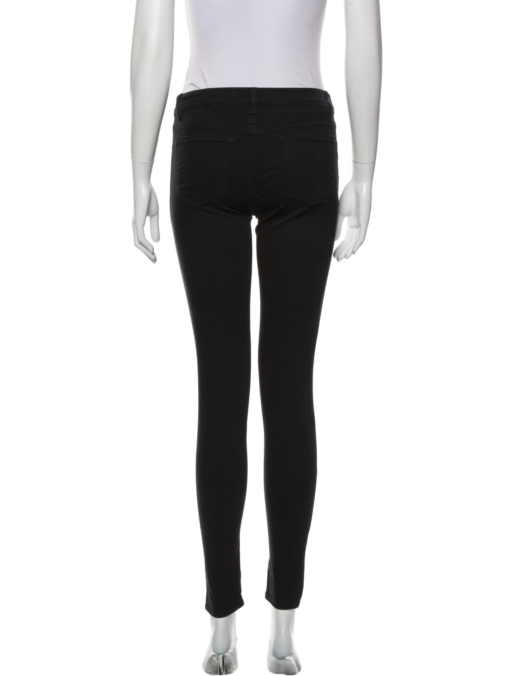 J Brand Mid-Rise Skinny Leg Jeans
