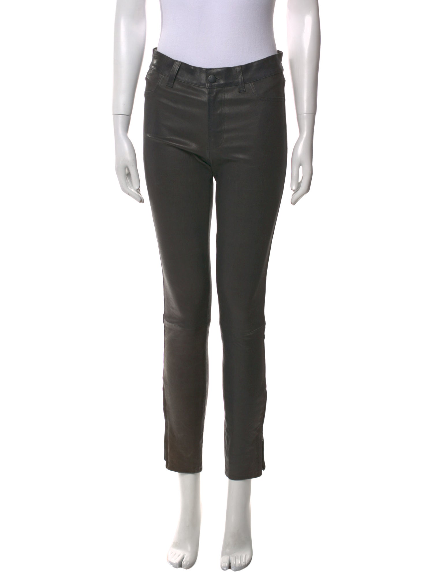J Brand Leather Skinny Leg Pants