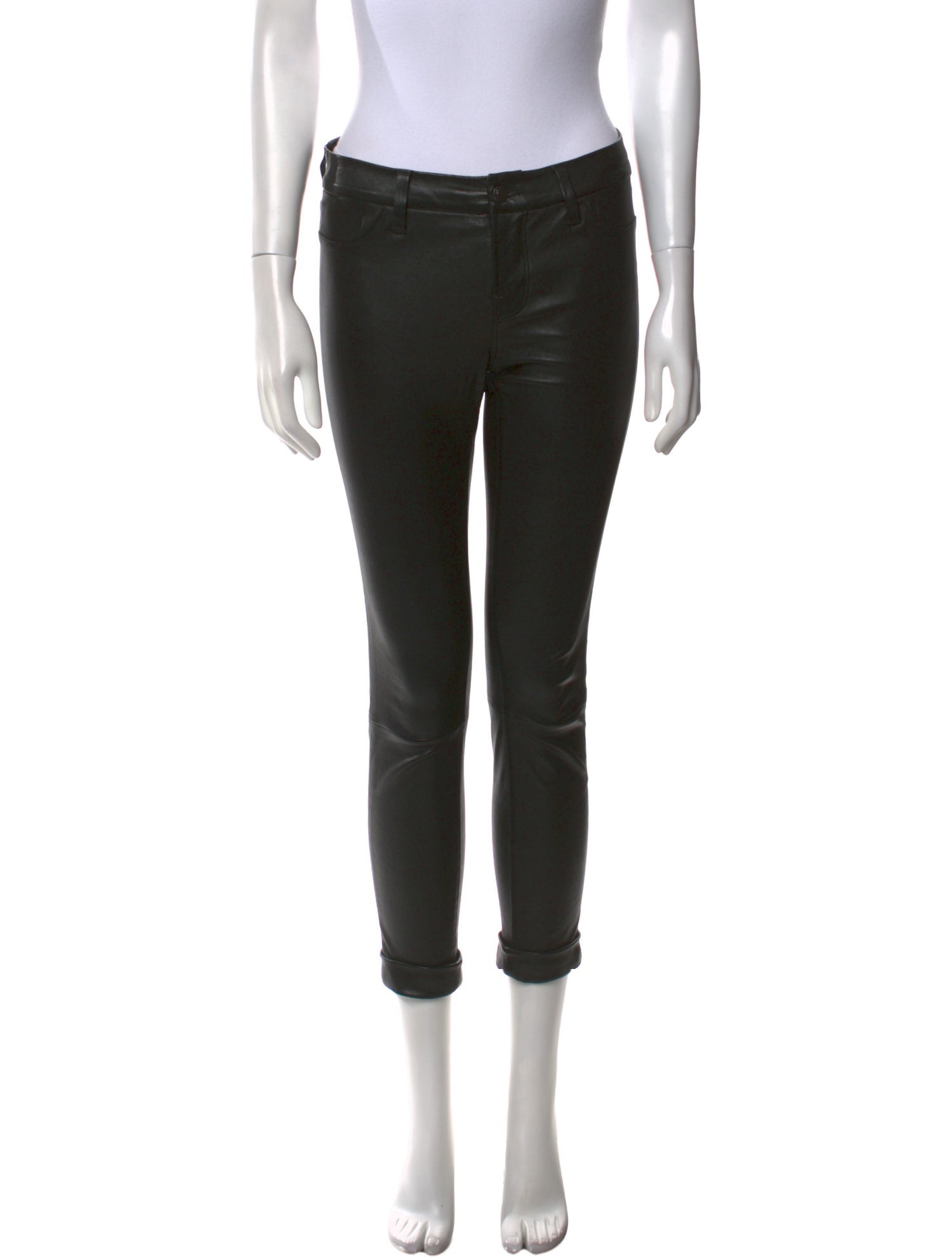 J Brand Leather Skinny Leg Pants