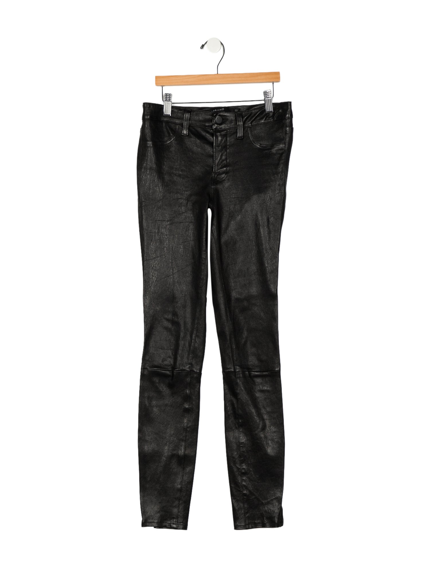 J Brand Lamb Leather Skinny Leg Pants