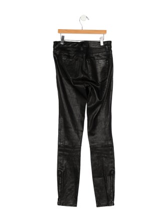 J Brand Lamb Leather Skinny Leg Pants