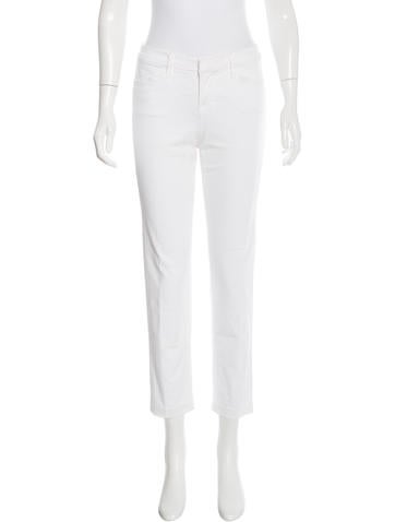 J Brand Straight-Leg Mid-Rise Jeans