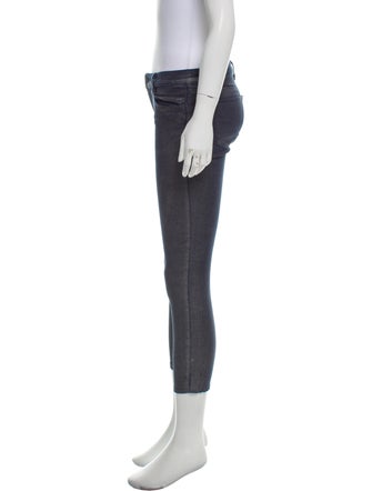 J Brand Metallic Mid-Rise Jeans