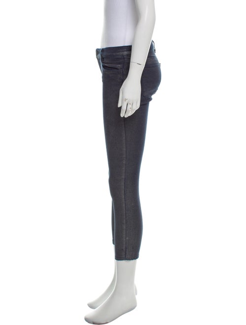 J Brand Metallic Mid-Rise Jeans