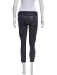 J Brand Metallic Mid-Rise Jeans