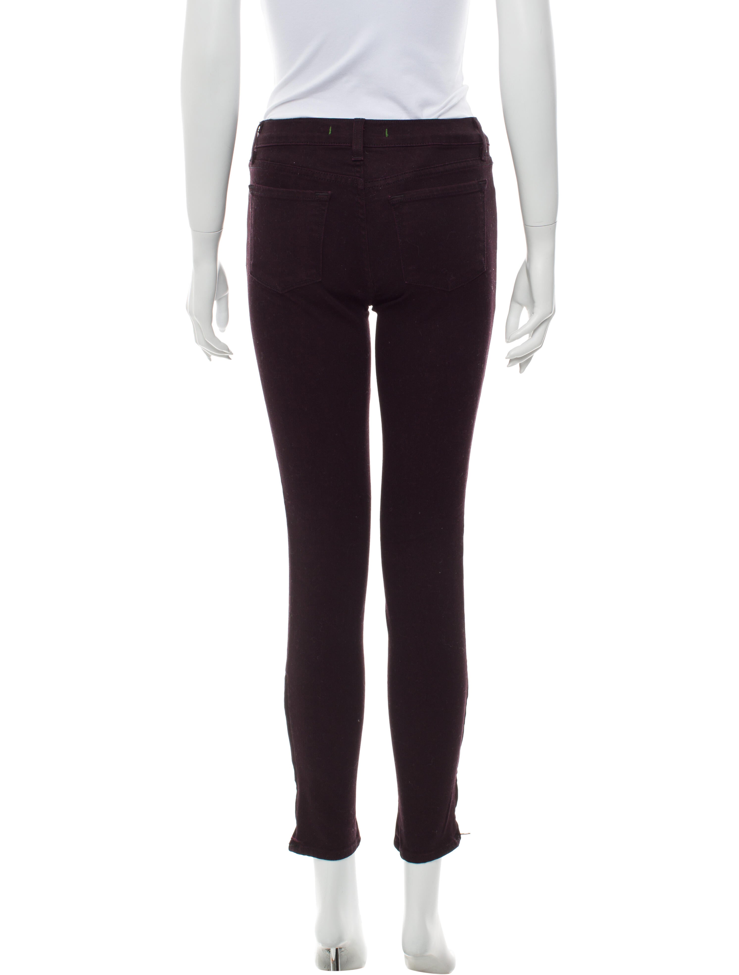 J Brand Mid-Rise Skinny Leg Jeans