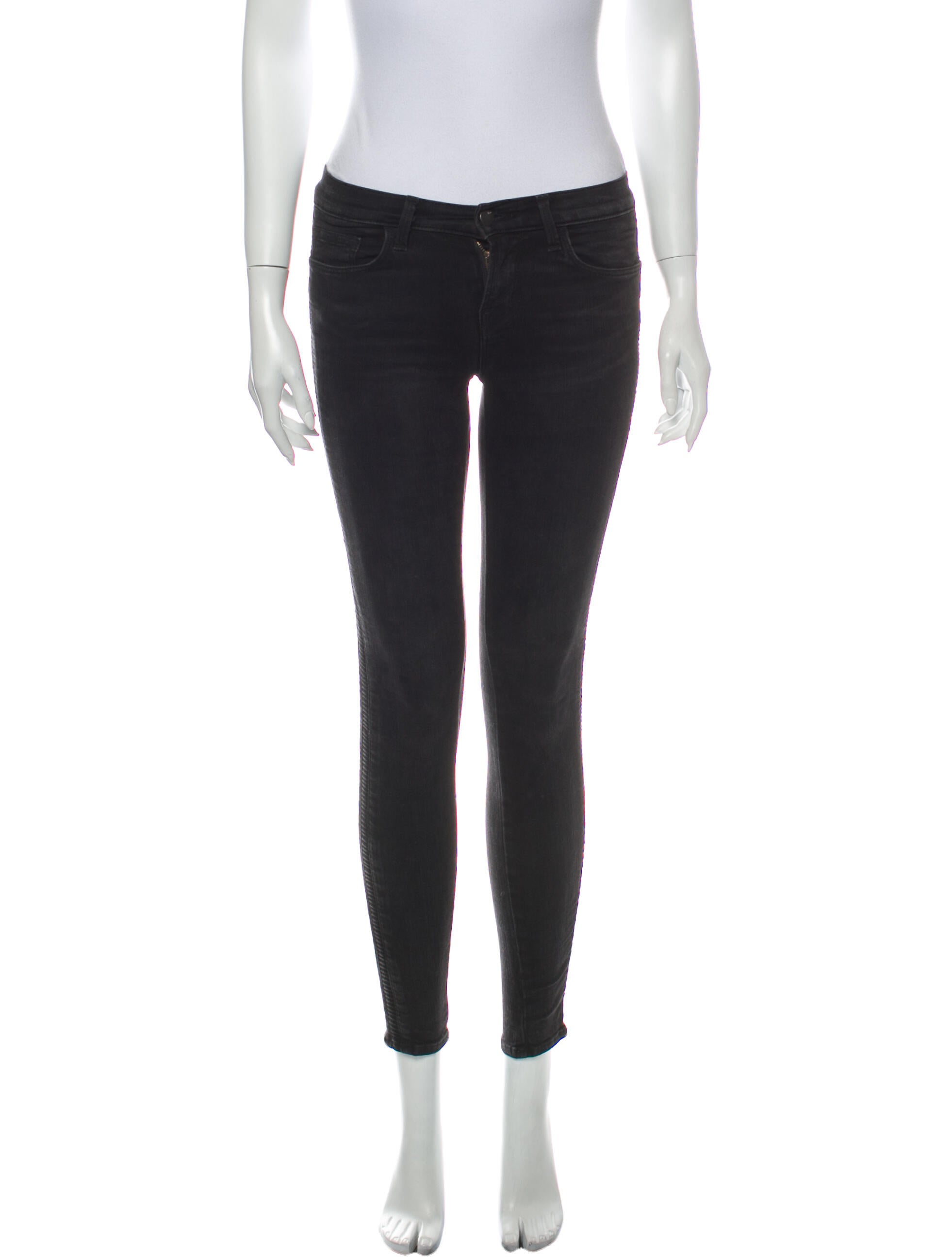 J Brand Mid-Rise Skinny Leg Jeans