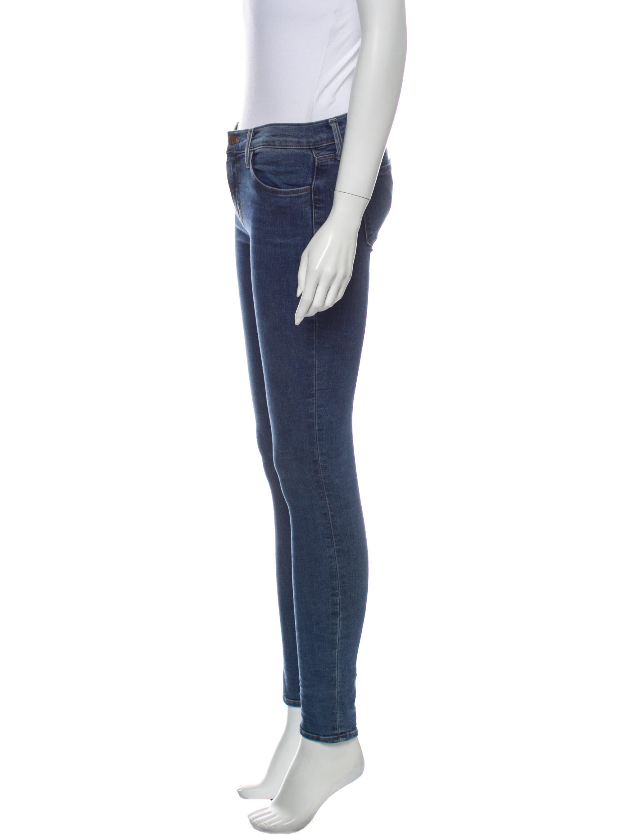 J Brand Mid-Rise Skinny Leg Jeans