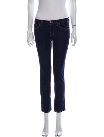 J Brand Low-Rise Straight Leg Jeans