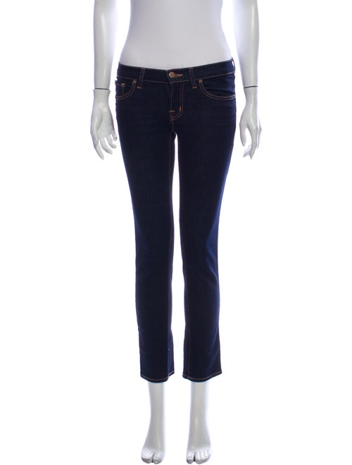 J Brand Low-Rise Straight Leg Jeans