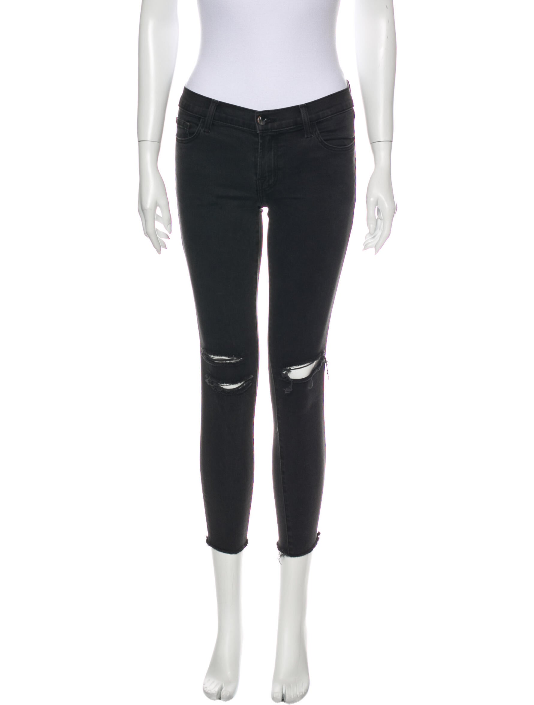 J Brand Low-Rise Skinny Leg Jeans