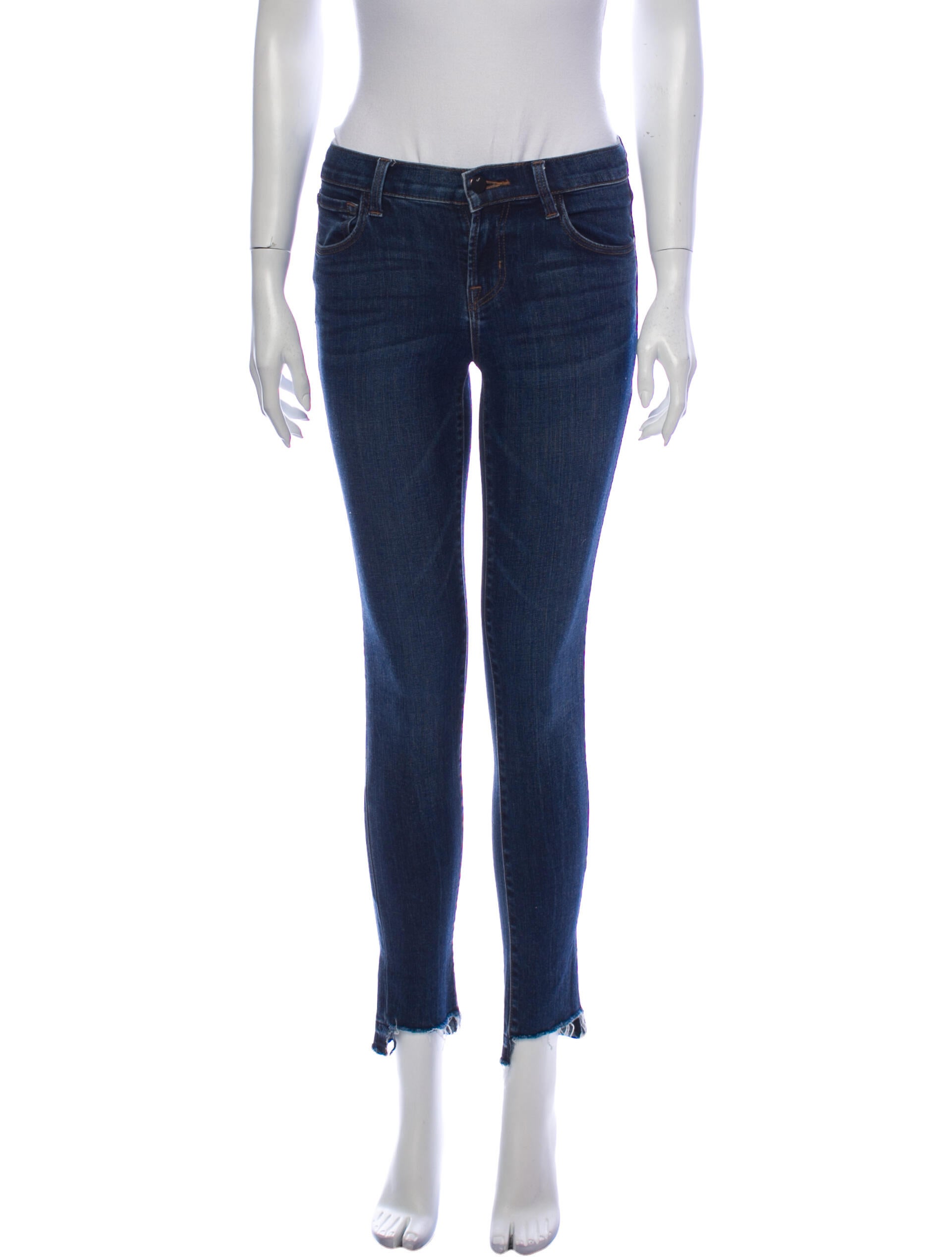 J Brand Mid-Rise Skinny Leg Jeans