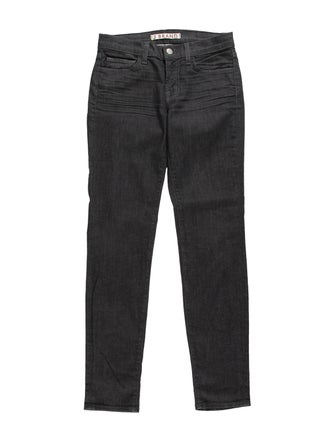 J Brand Mid-Rise Skinny Leg Jeans